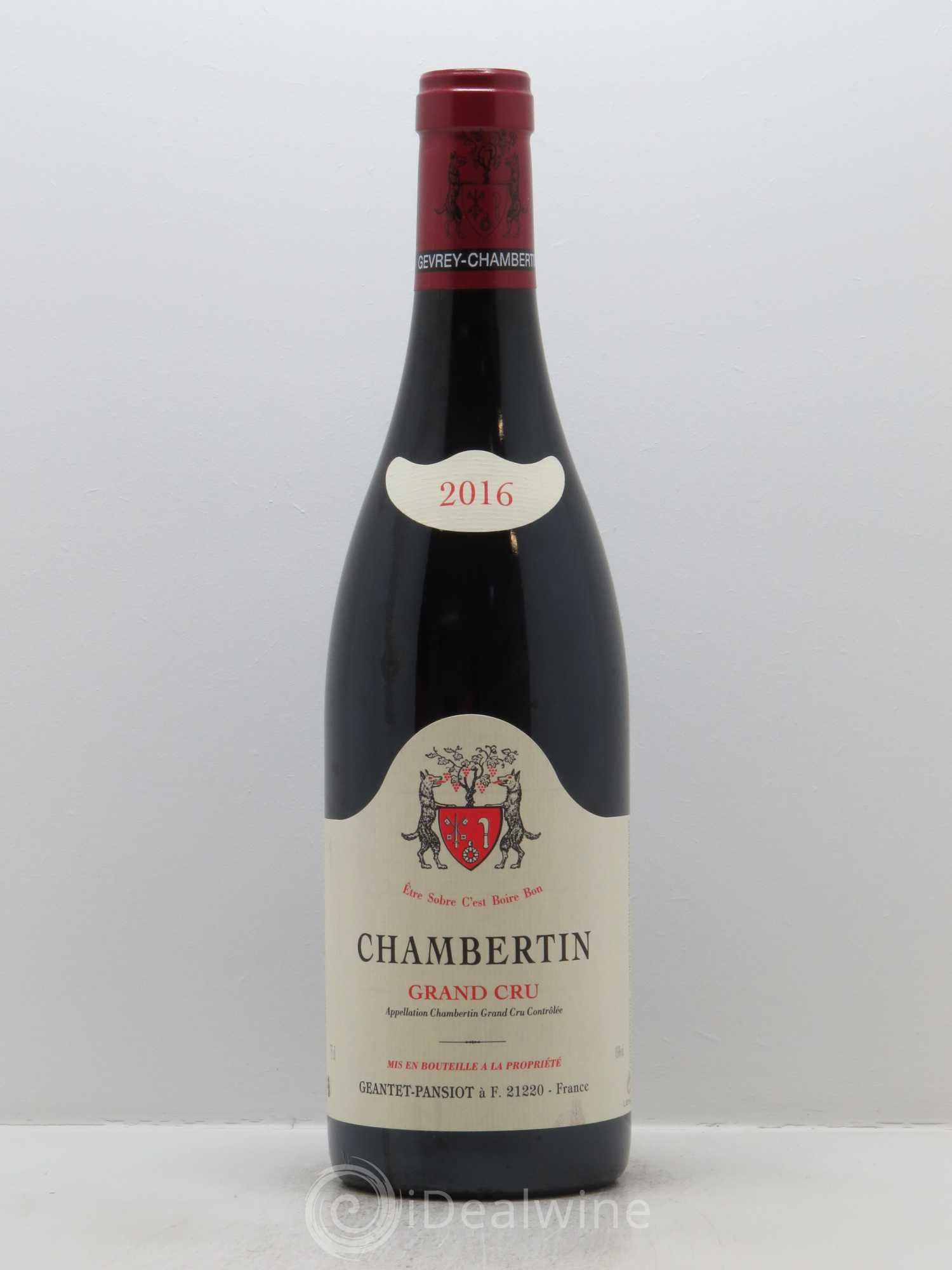 Chambertin Grand Cru Geantet-Pansiot 2016 - Lot de 1 bouteille - 0