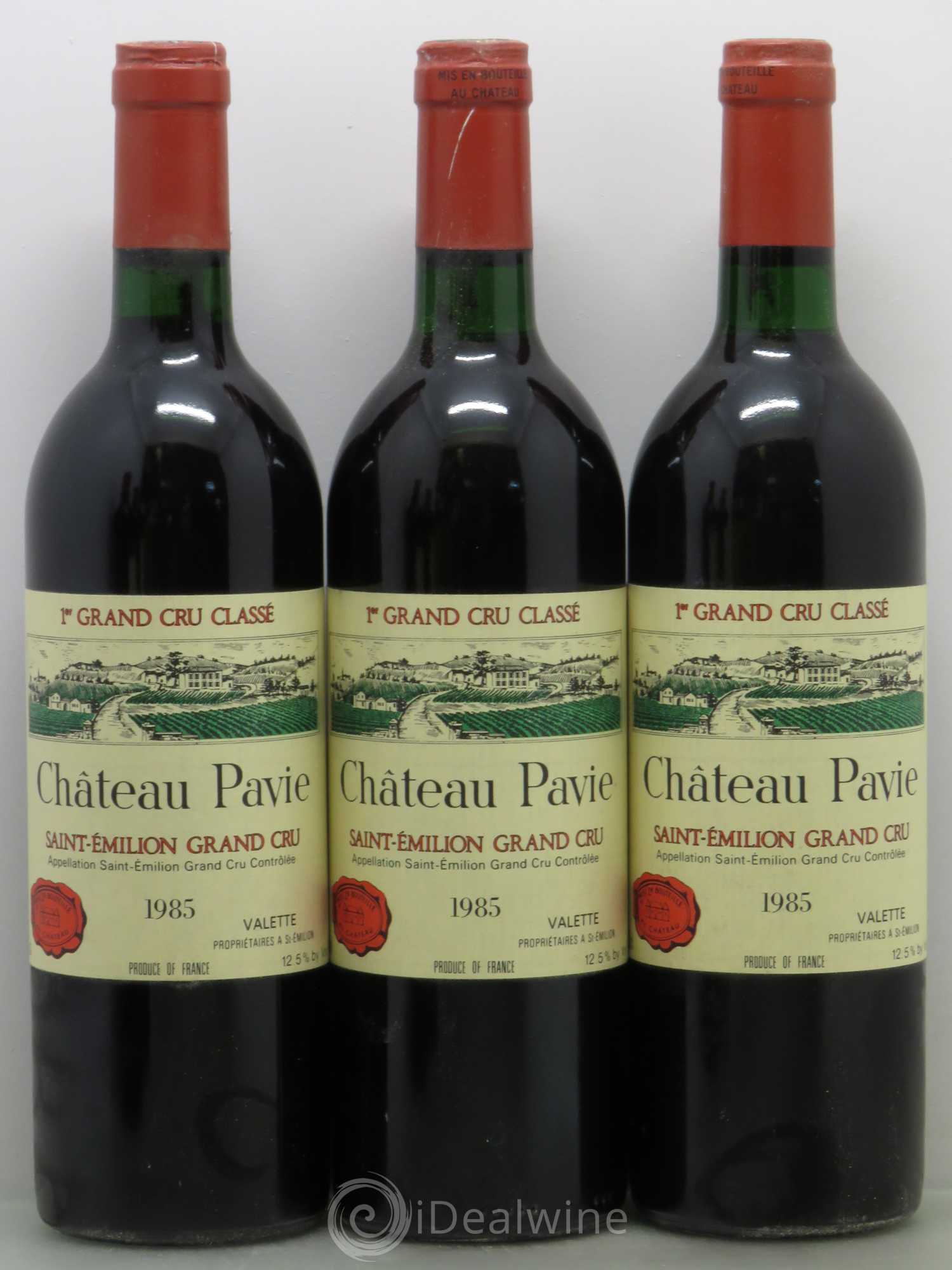 Château Pavie 1er Grand Cru Classé A 1985 - Lot de 5 bouteilles - 1