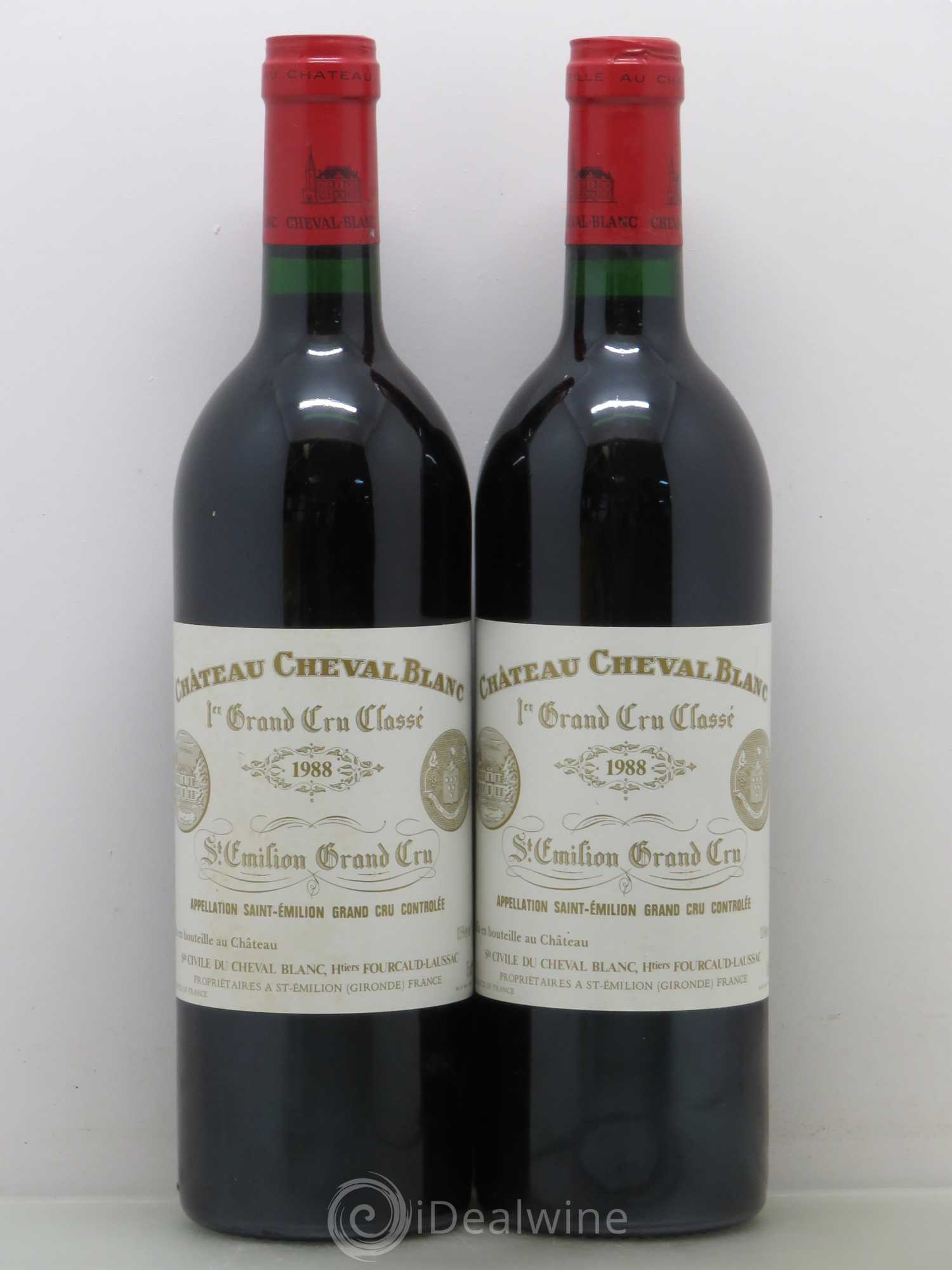 Château Cheval Blanc 1er Grand Cru Classé A 1988 - Lot de 5 bouteilles - 2