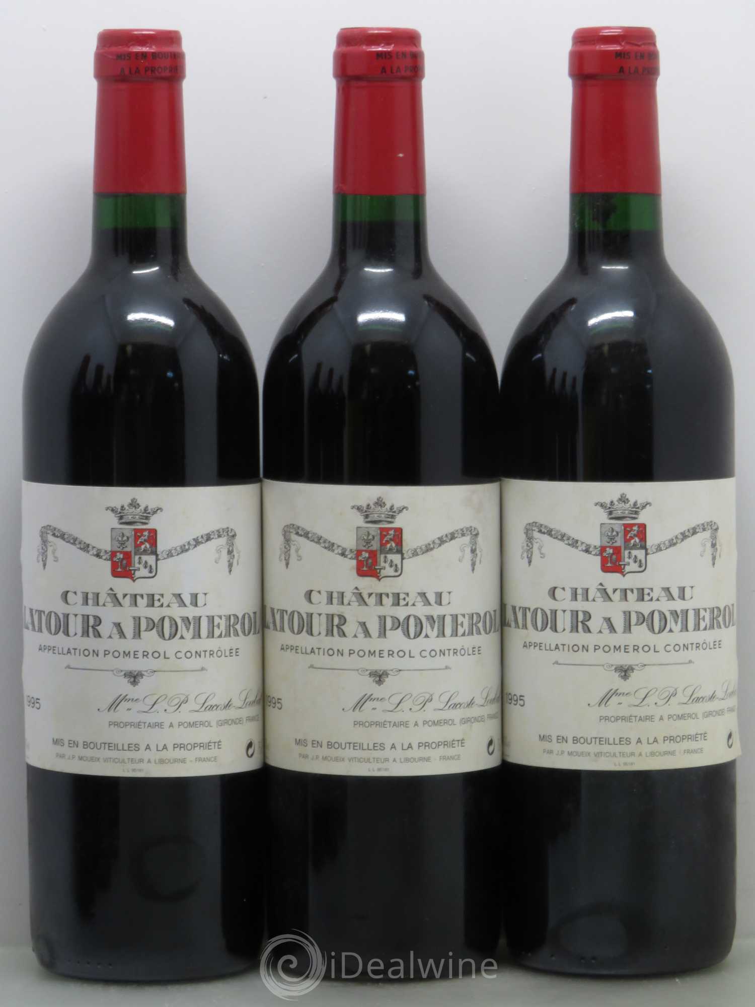 Château Latour à Pomerol 1995 - Lot de 6 bouteilles - 1
