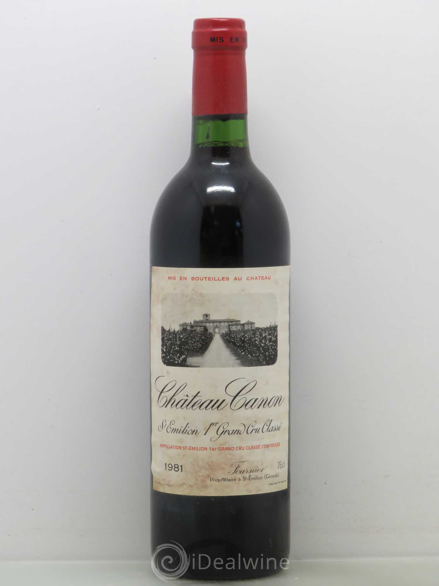 Château Canon 1er Grand Cru Classé B 1981 - Lot de 1 bouteille - 0