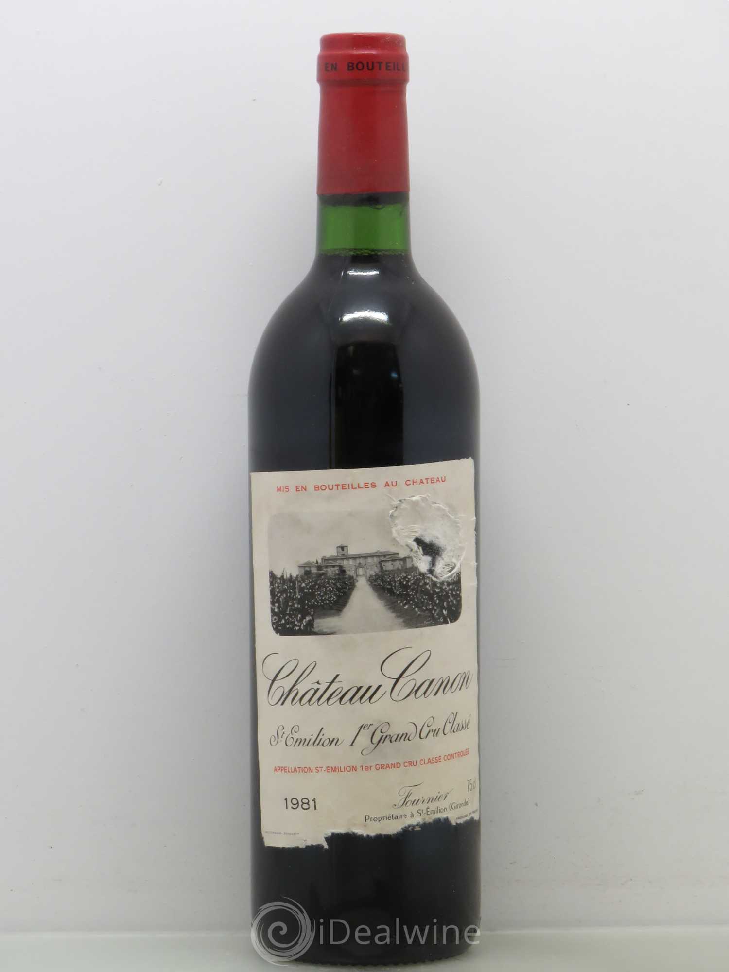 Château Canon 1er Grand Cru Classé B 1981 - Lot de 1 bouteille - 0