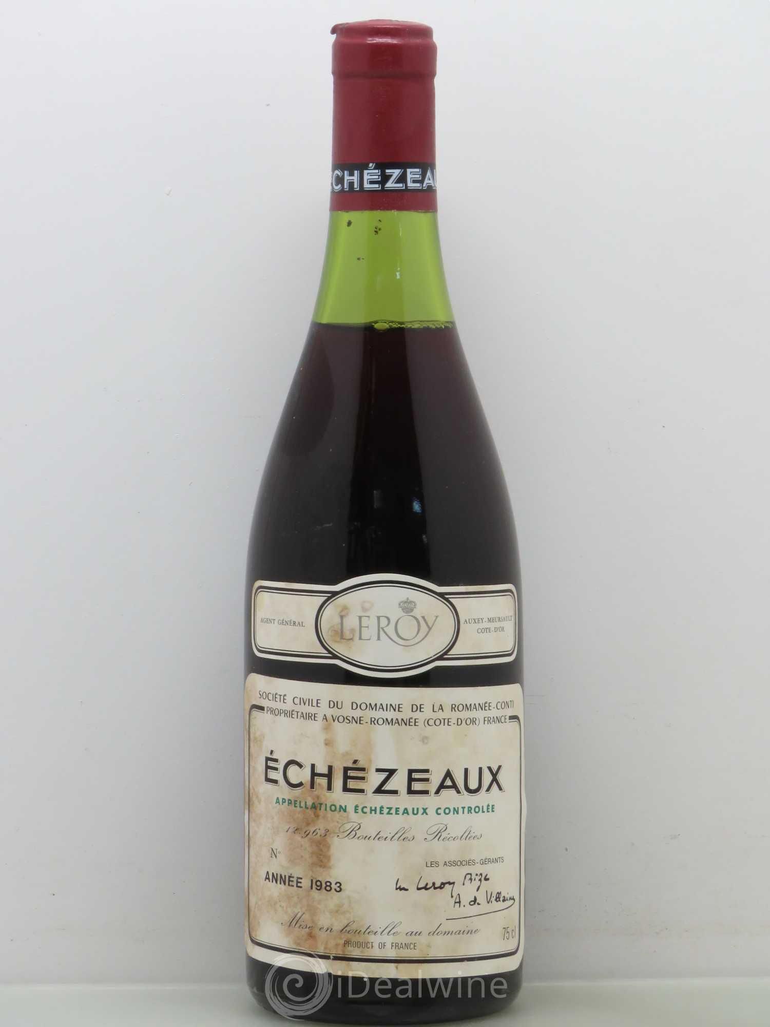 Echezeaux Grand Cru Domaine de la Romanée-Conti 1983 - Lot de 1 bouteille - 0