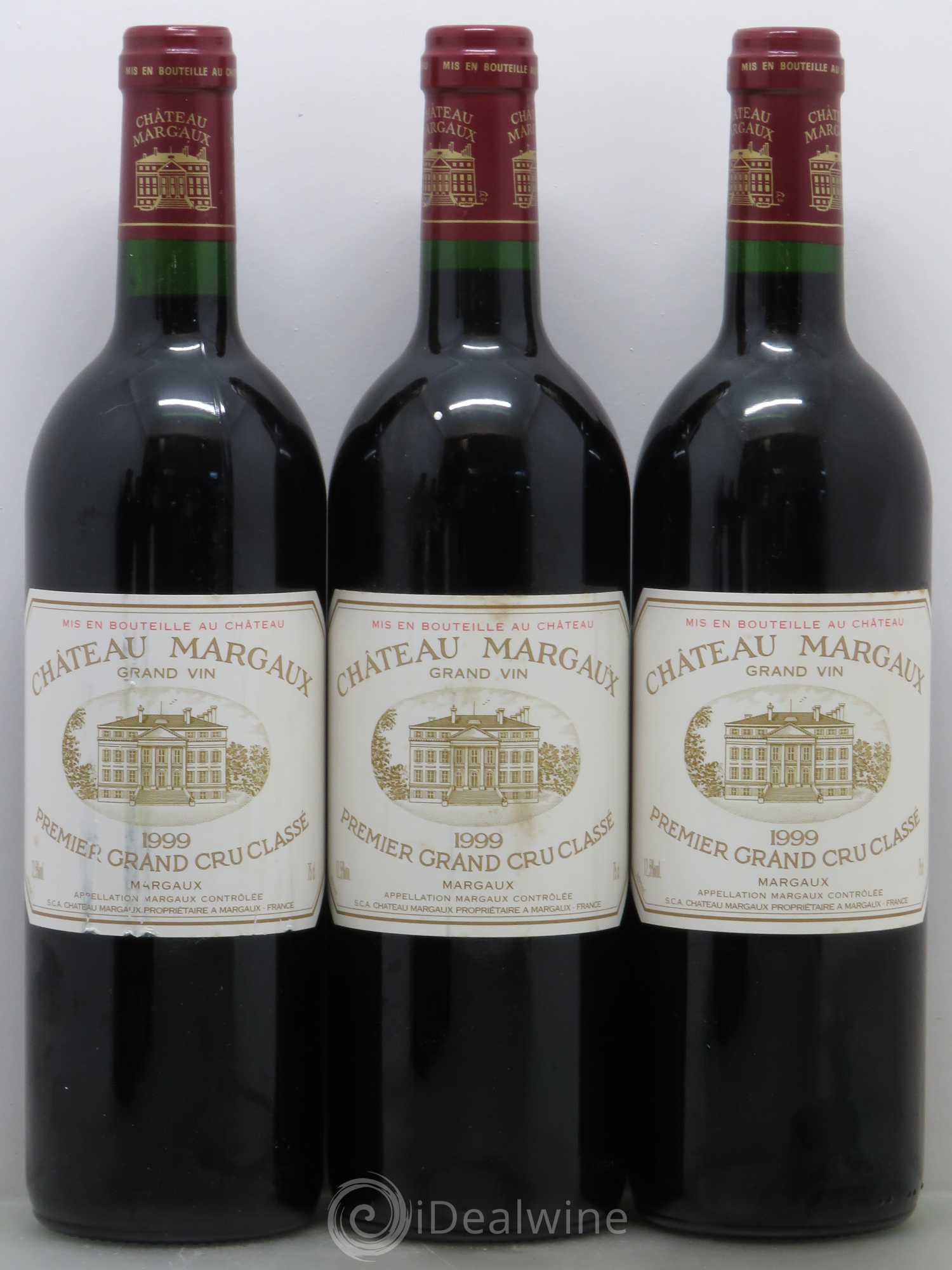 Château Margaux 1er Grand Cru Classé 1999 - Lot de 6 bouteilles - 1