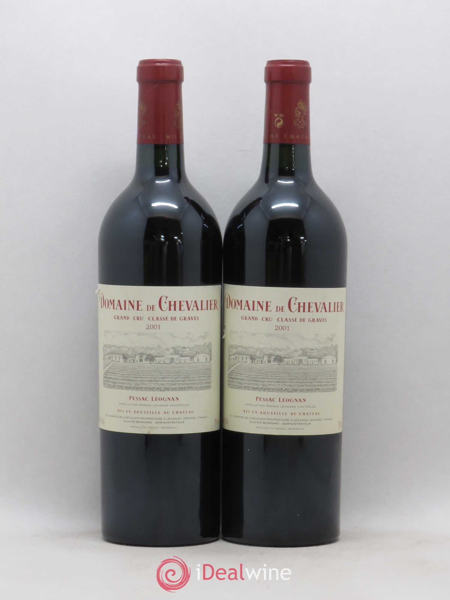 Domaine de Chevalier Cru Classé de Graves 2001 - Lot de 2 bouteilles - 0