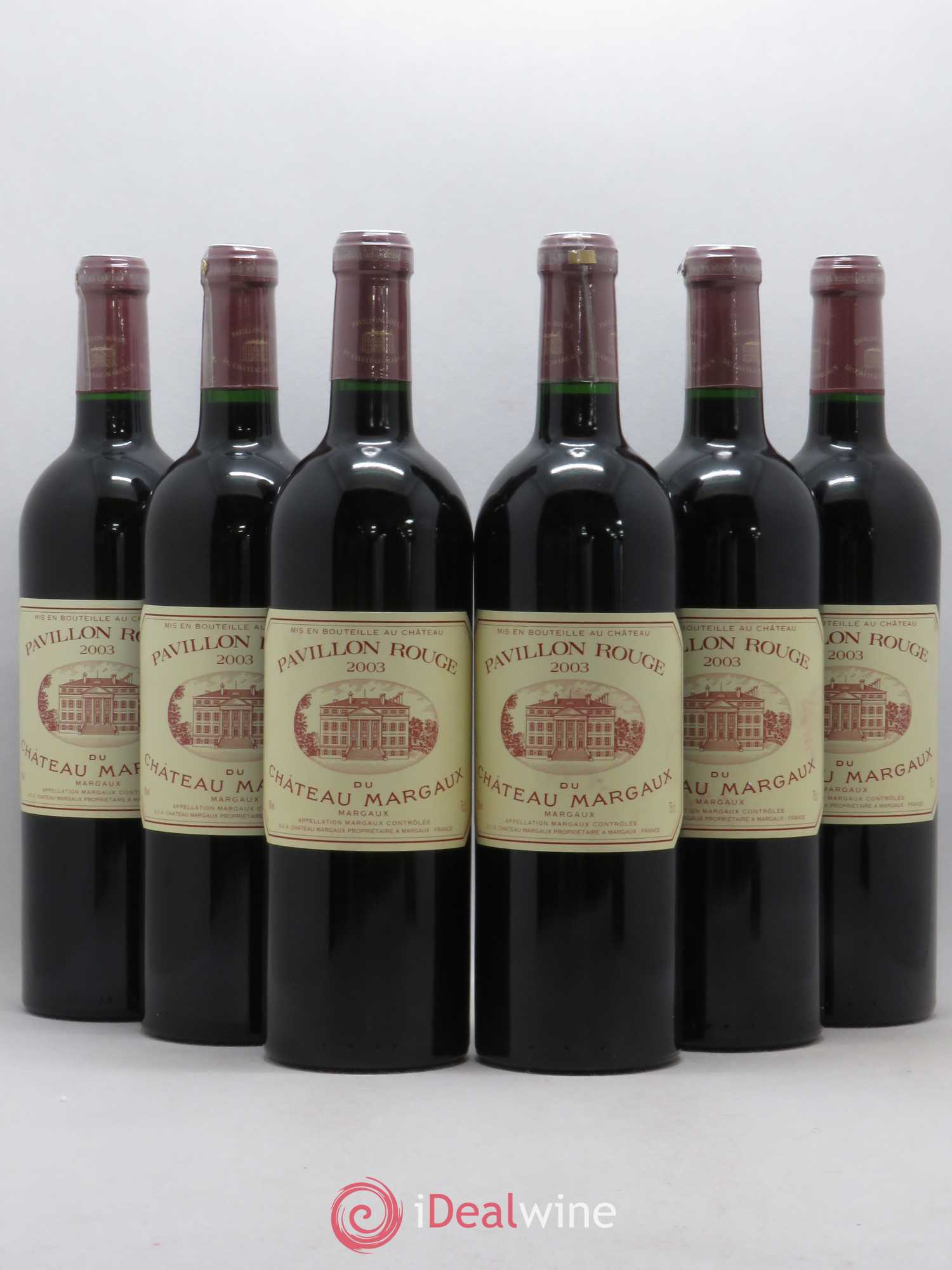 Pavillon Rouge du Château Margaux Second Vin 2003 - Lot de 6 bouteilles - 0