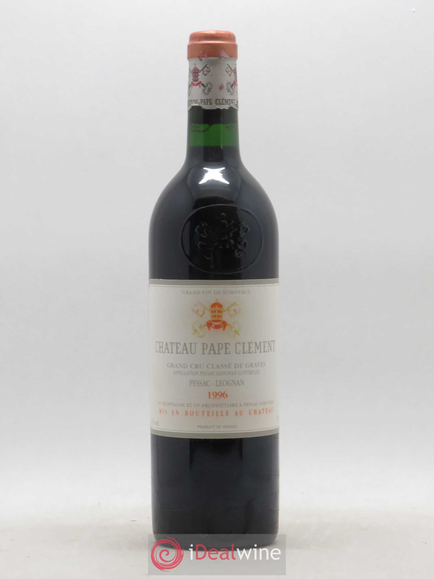 Château Pape Clément Cru Classé de Graves 1996 - Lot de 1 bouteille - 0