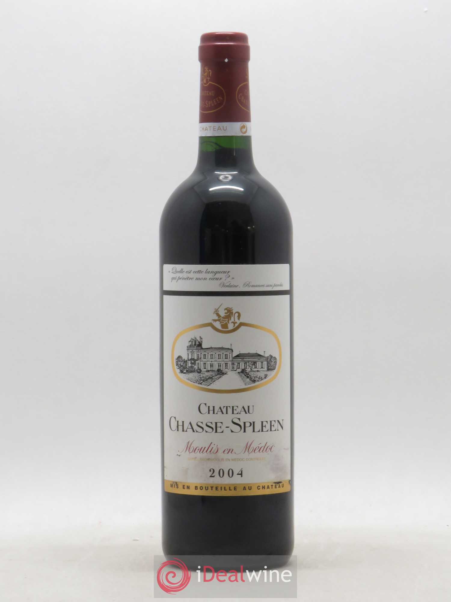 Château Chasse Spleen 2004 - Lot de 1 bouteille - 0