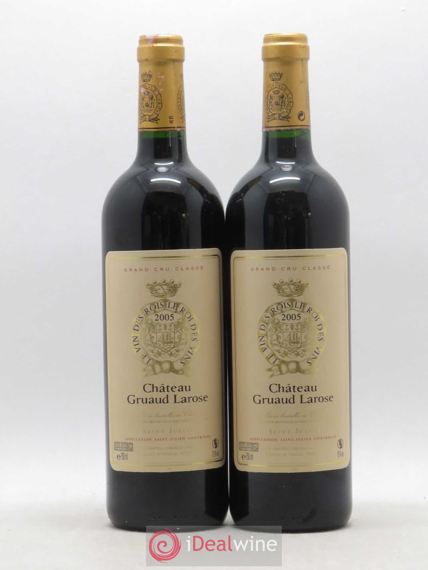 Château Gruaud Larose 2ème Grand Cru Classé 2005 - Lot de 2 bouteilles - 0