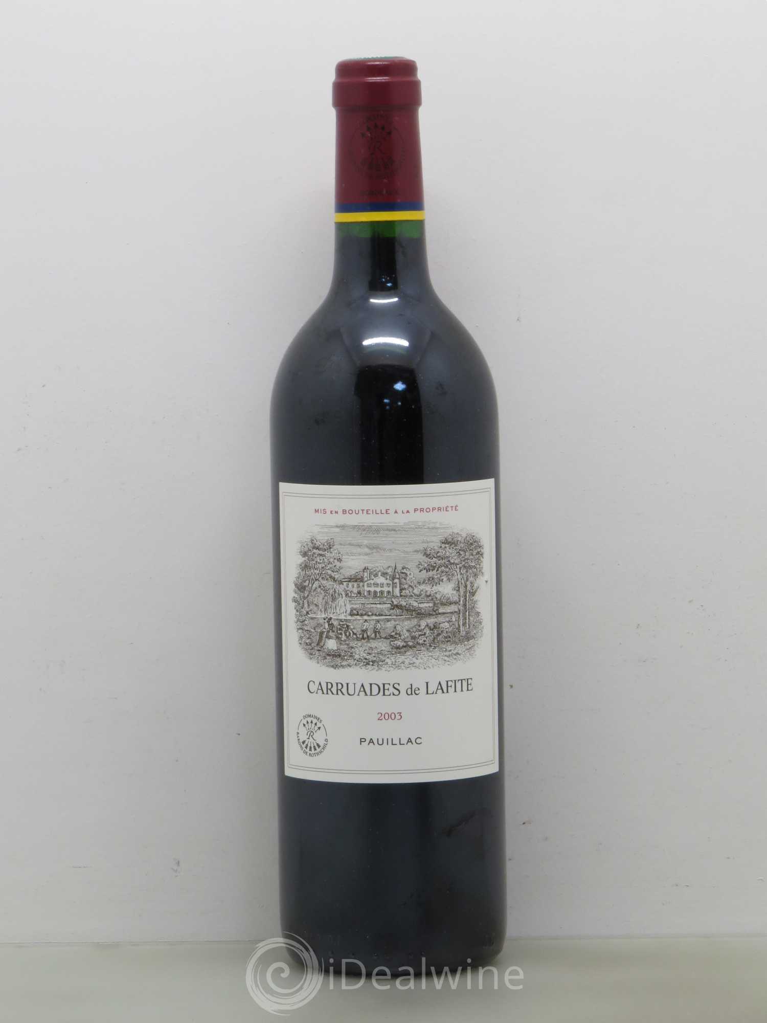 Carruades de Lafite Rothschild Second Vin 2003 - Lot de 1 bouteille - 0