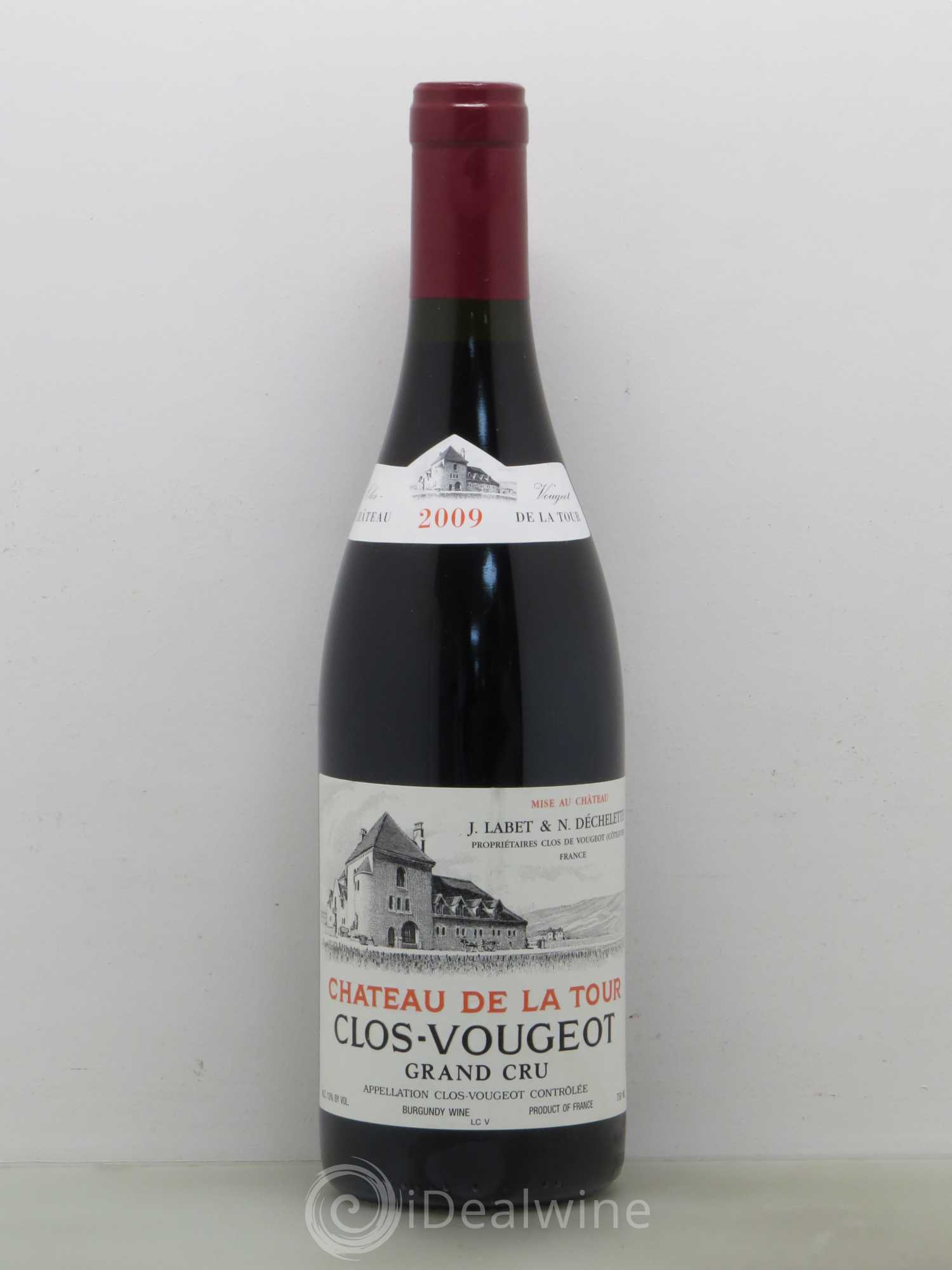 Clos de Vougeot Grand Cru Château de La Tour 2009 - Lot de 1 bouteille - 0