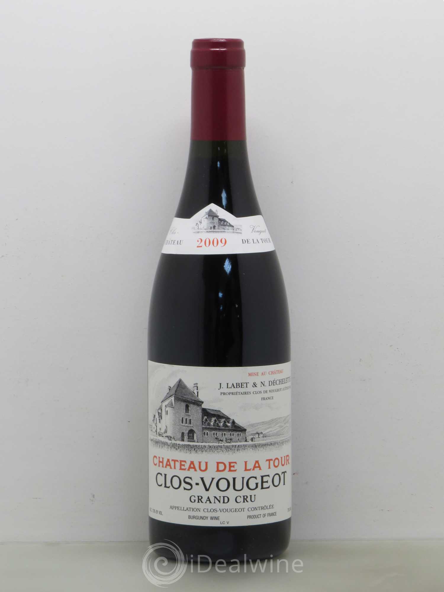 Clos de Vougeot Grand Cru Château de La Tour 2009 - Lot de 1 bouteille - 0