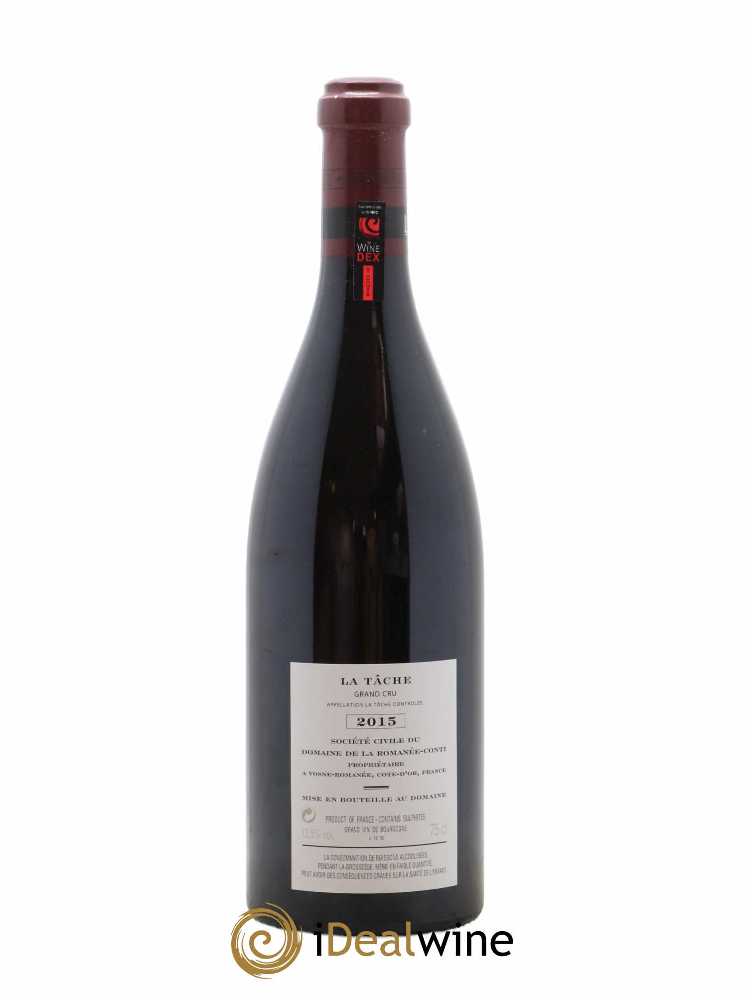 La Tâche Grand Cru Domaine de la Romanée-Conti 2015 - Posten von 1 Flasche - 1