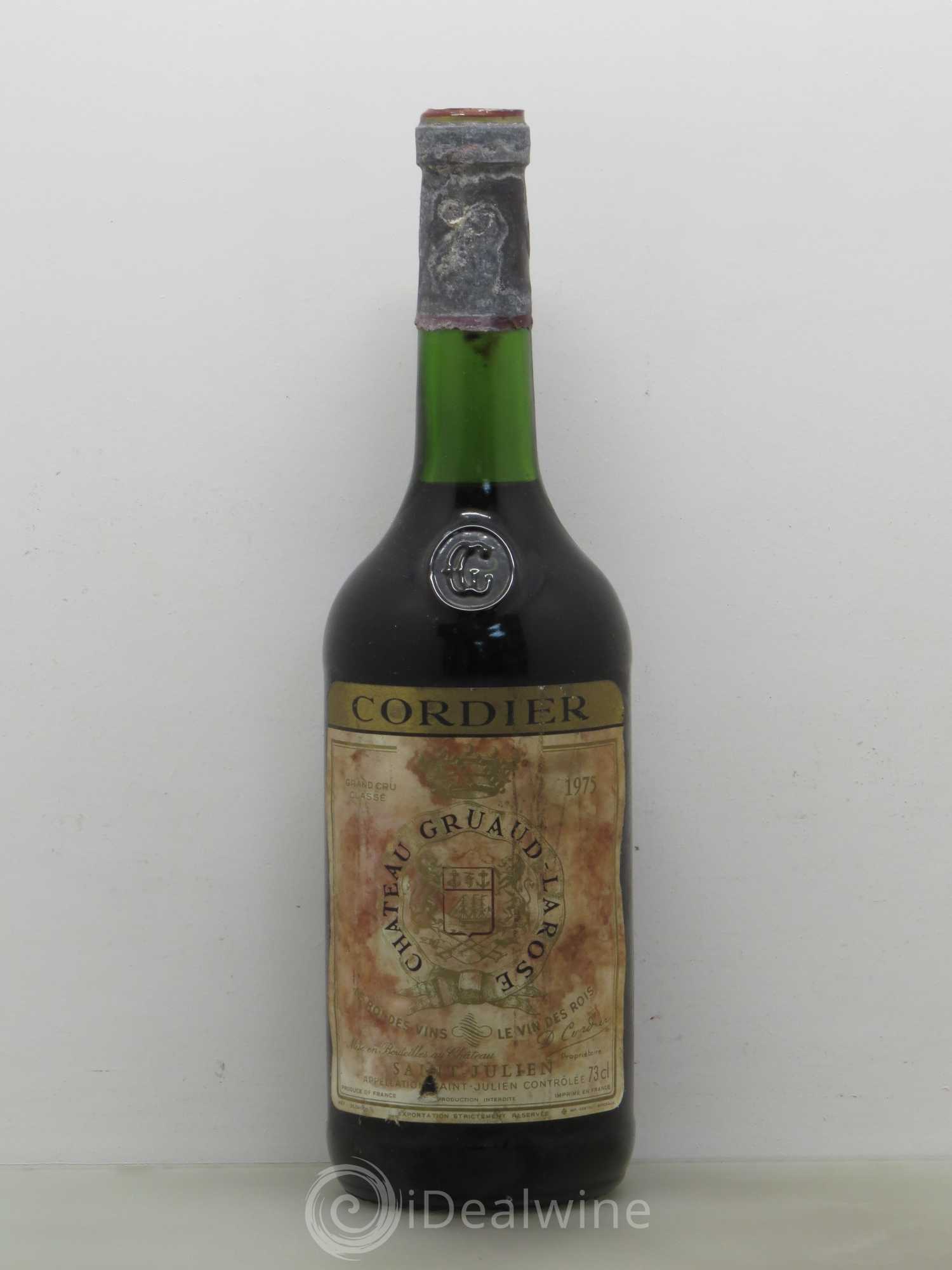 Château Gruaud Larose 2ème Grand Cru Classé 1975 - Lot de 1 bouteille - 0