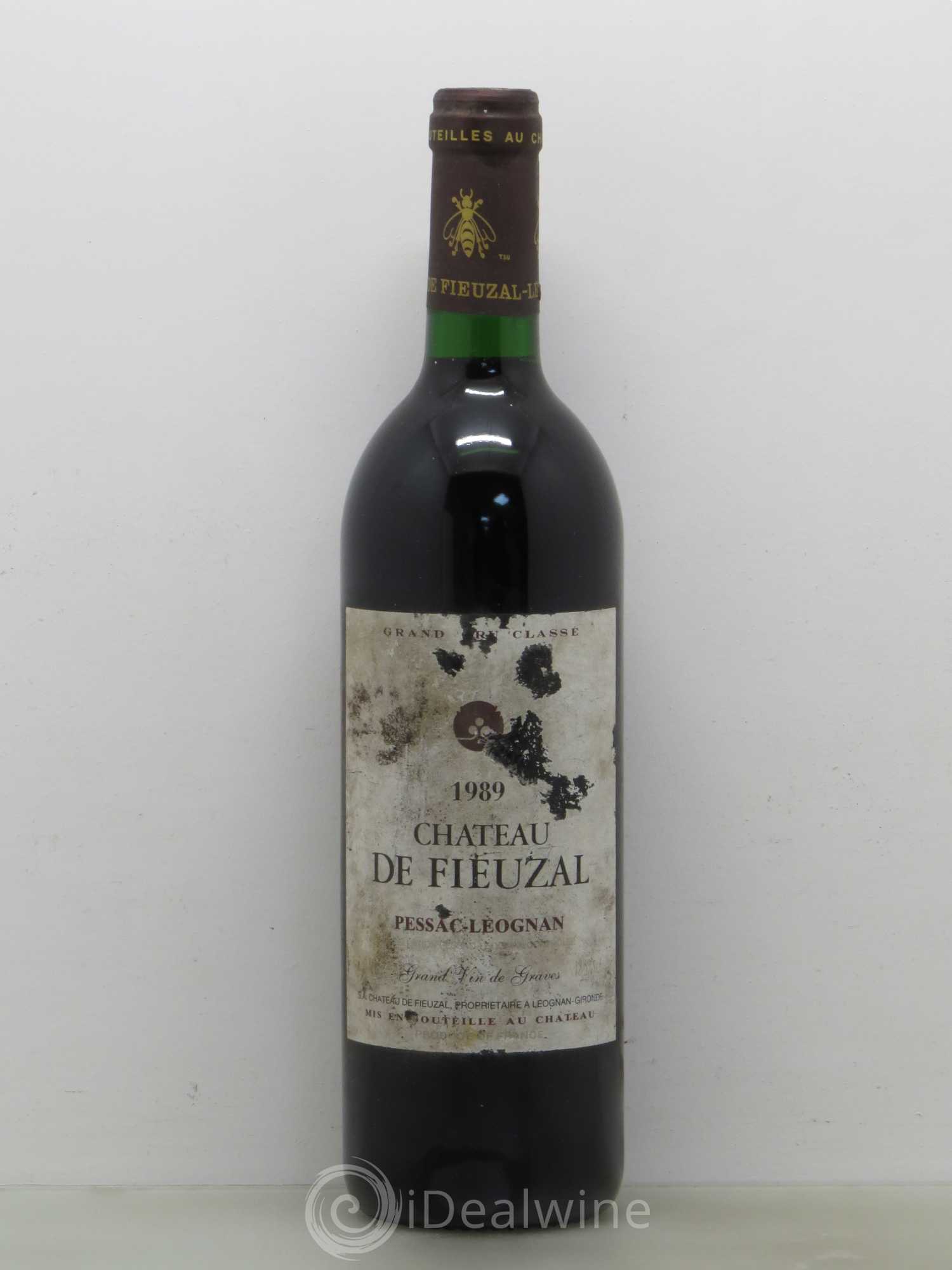 Château de Fieuzal Cru Classé de Graves 1989 - Lot de 1 bouteille - 0
