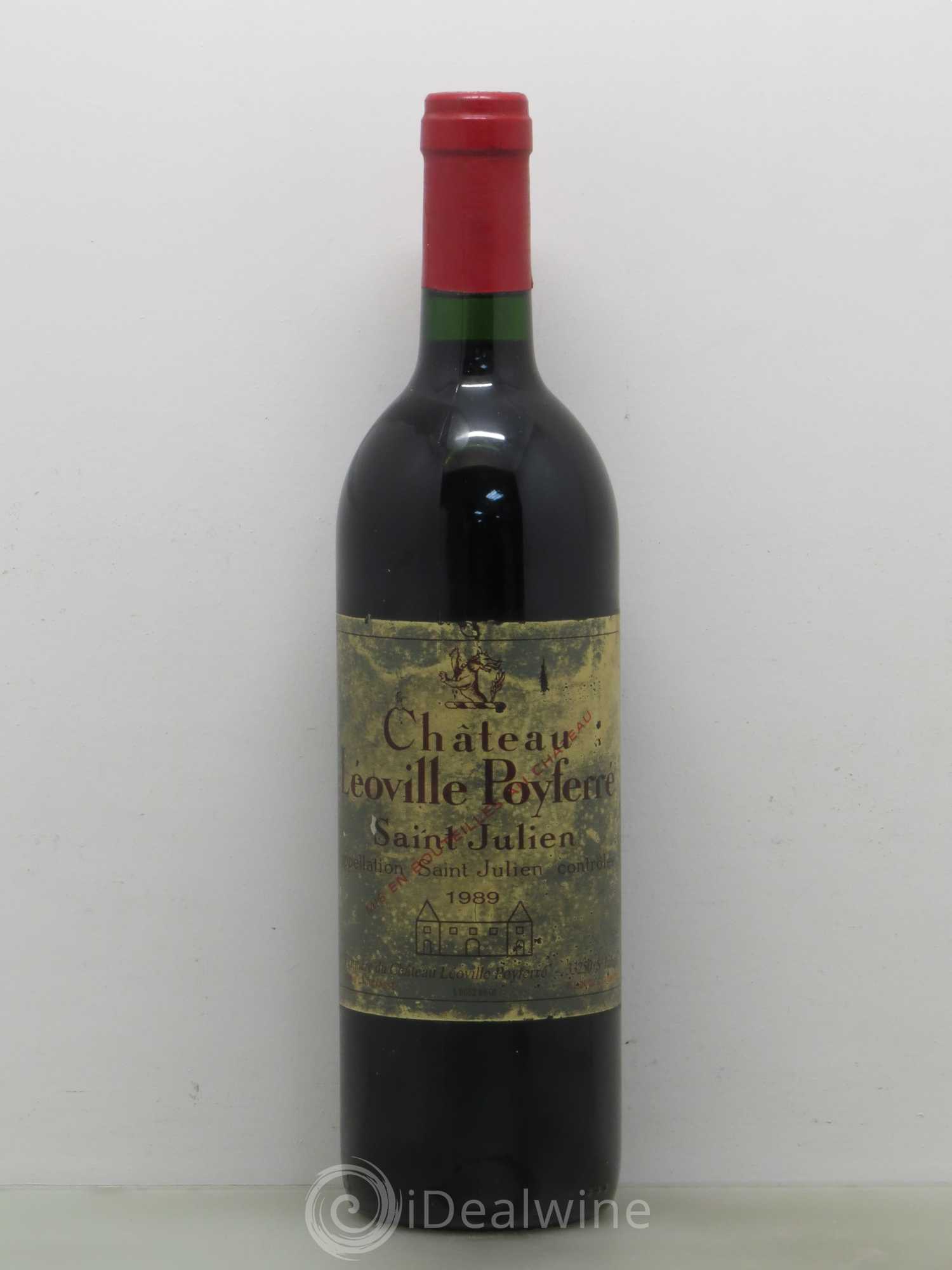 Château Léoville Poyferré 2ème Grand Cru Classé 1989 - Lot de 1 bouteille - 0