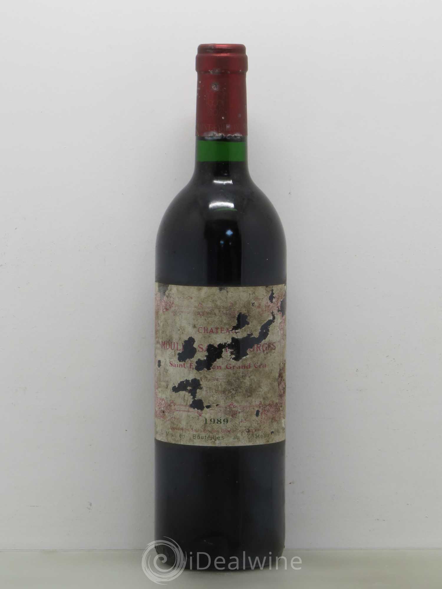 Château Moulin Saint Georges 1989 - Lot de 1 bouteille - 0