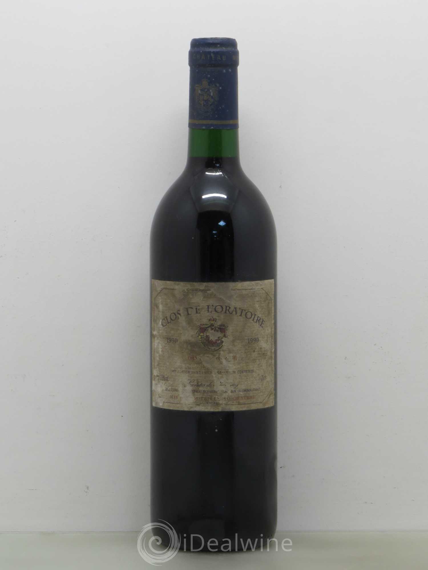 Clos de l'Oratoire Grand Cru Classé 1990 - Lot de 1 bouteille - 0