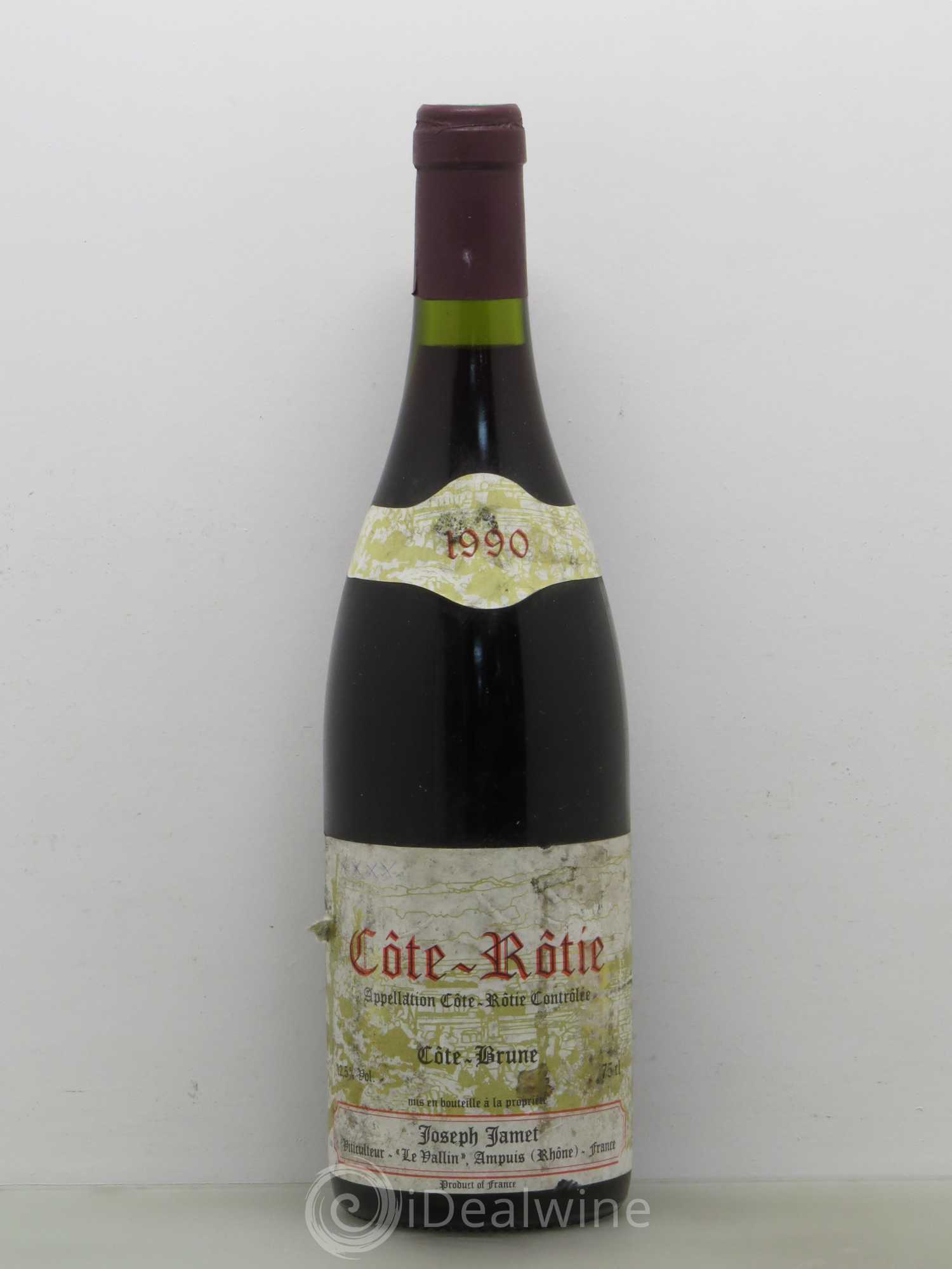 Côte-Rôtie Côte Brune Jamet (Domaine) Traces de stylo 1990 - Lot de 1 bouteille - 0