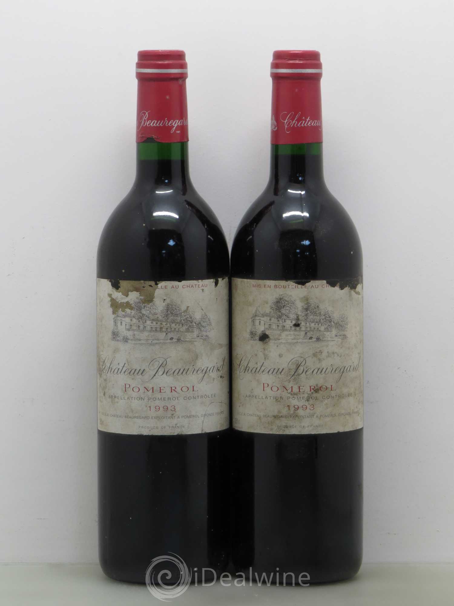 Château Beauregard 1993 - Lot de 2 bouteilles - 0