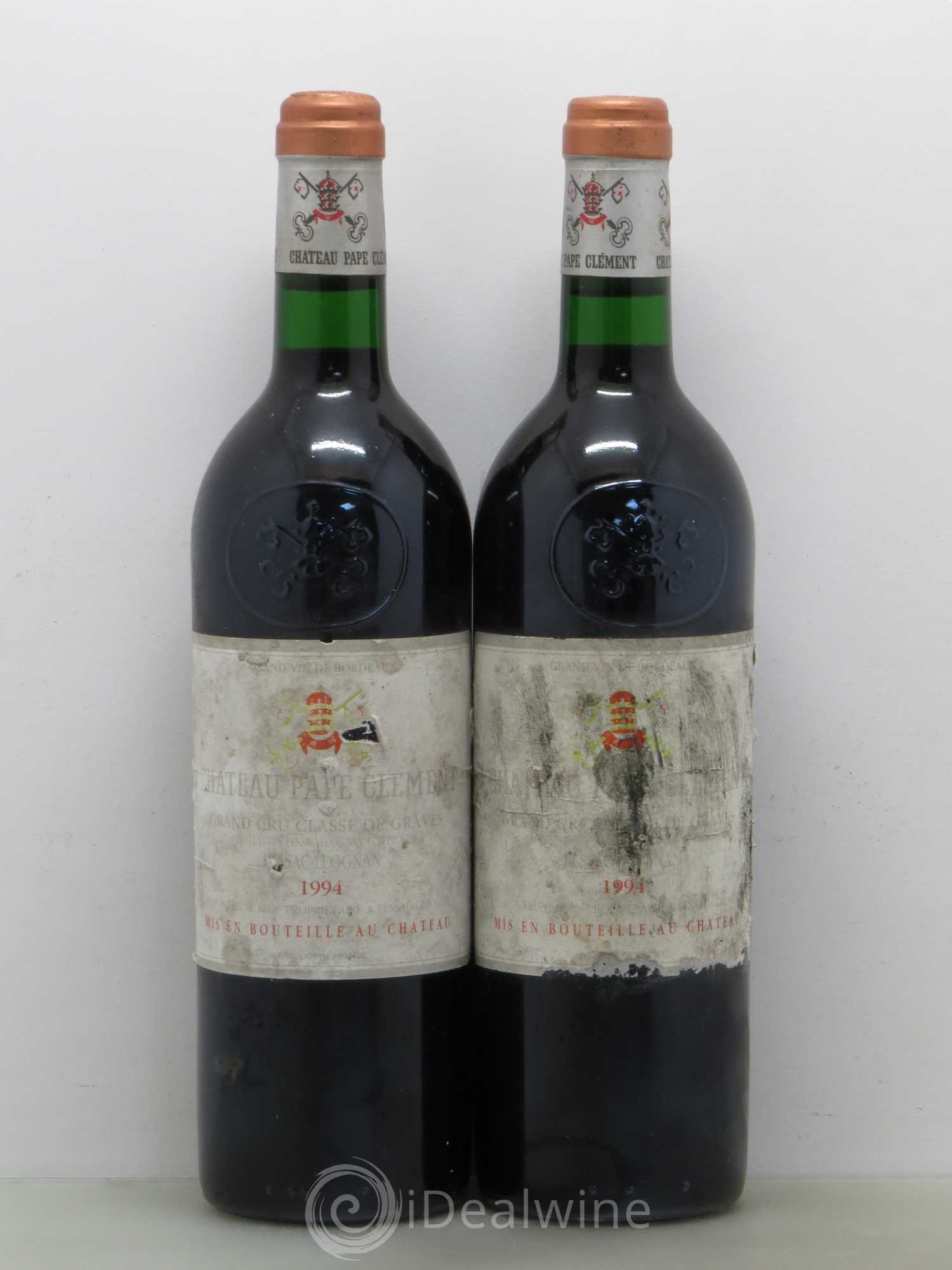 Château Pape Clément Cru Classé de Graves 1994 - Lot de 2 bouteilles - 0