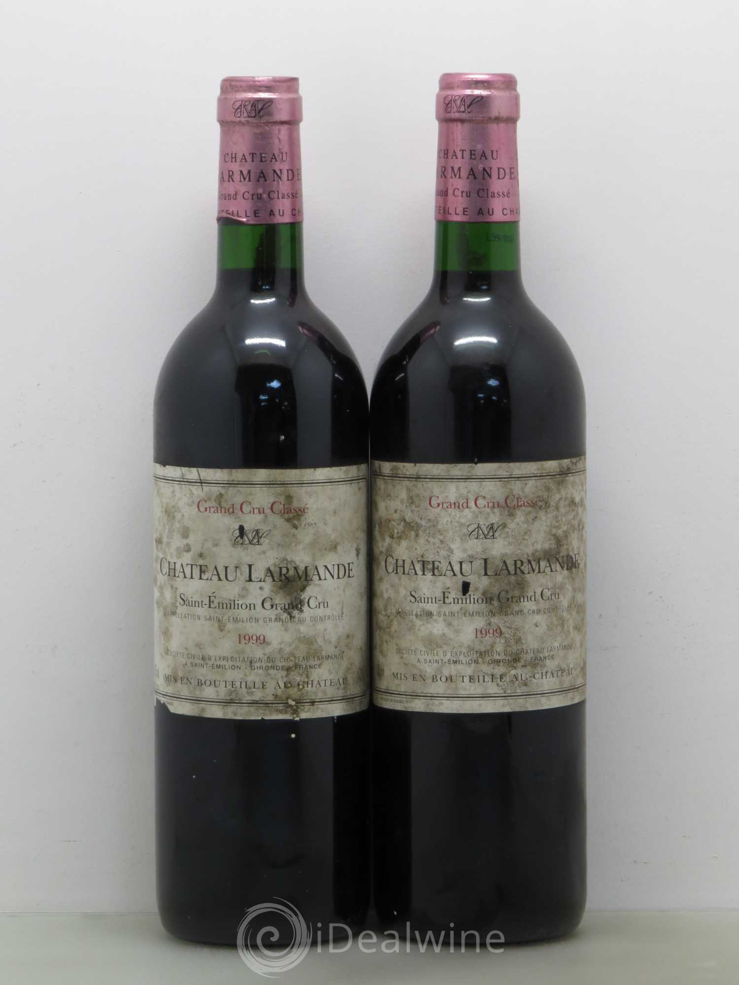 Château Larmande Grand Cru Classé 1999 - Lot de 2 bouteilles - 0