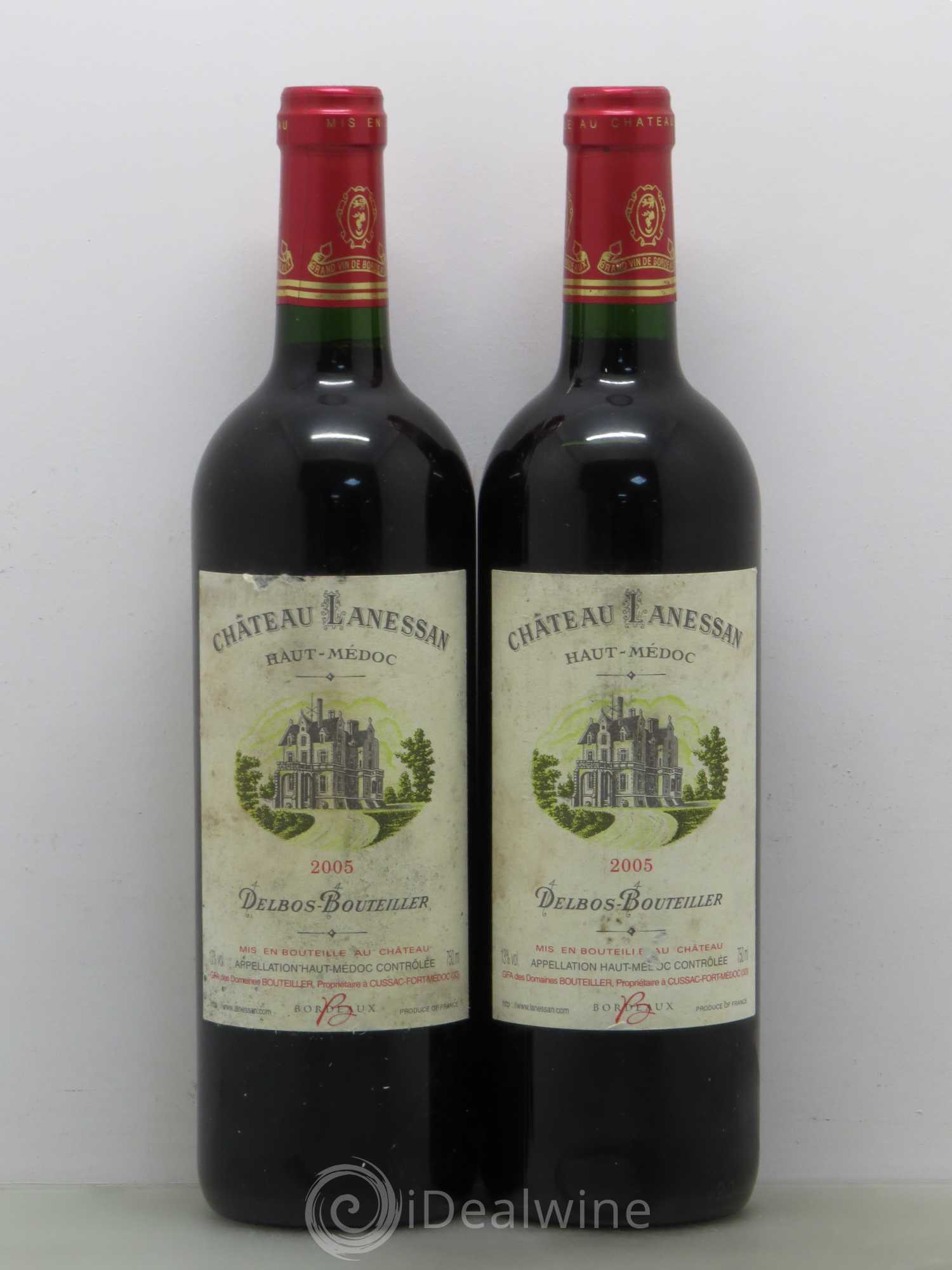 Château Lanessan Cru Bourgeois 2005 - Lot de 2 bouteilles - 0