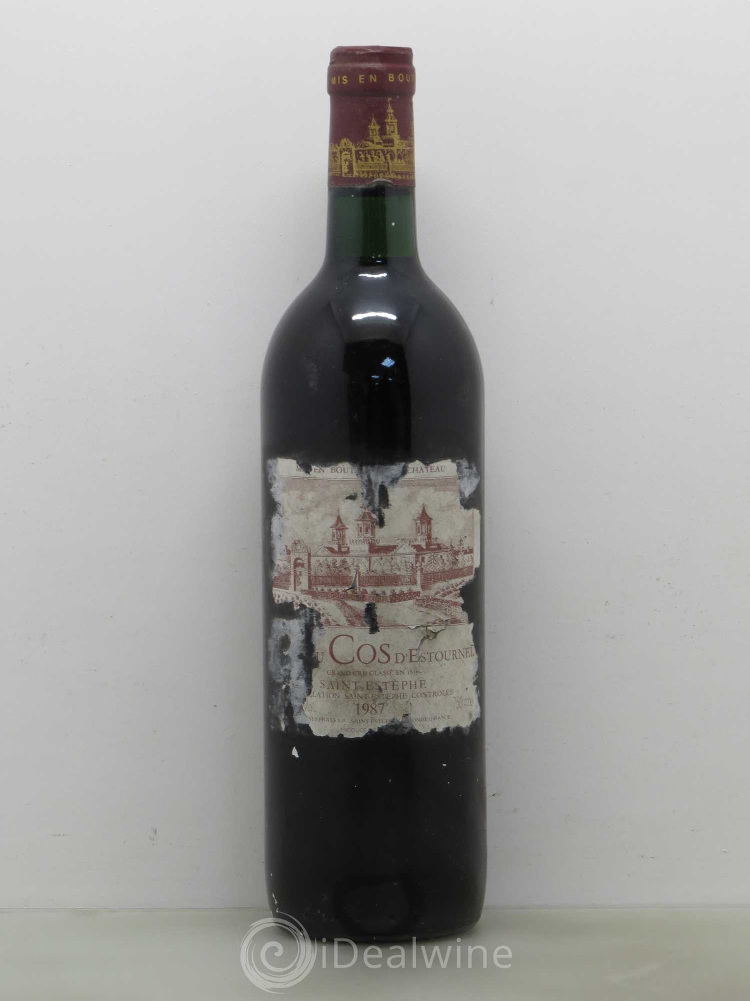 Cos d'Estournel 2ème Grand Cru Classé 1987 - Lot de 1 bouteille - 0