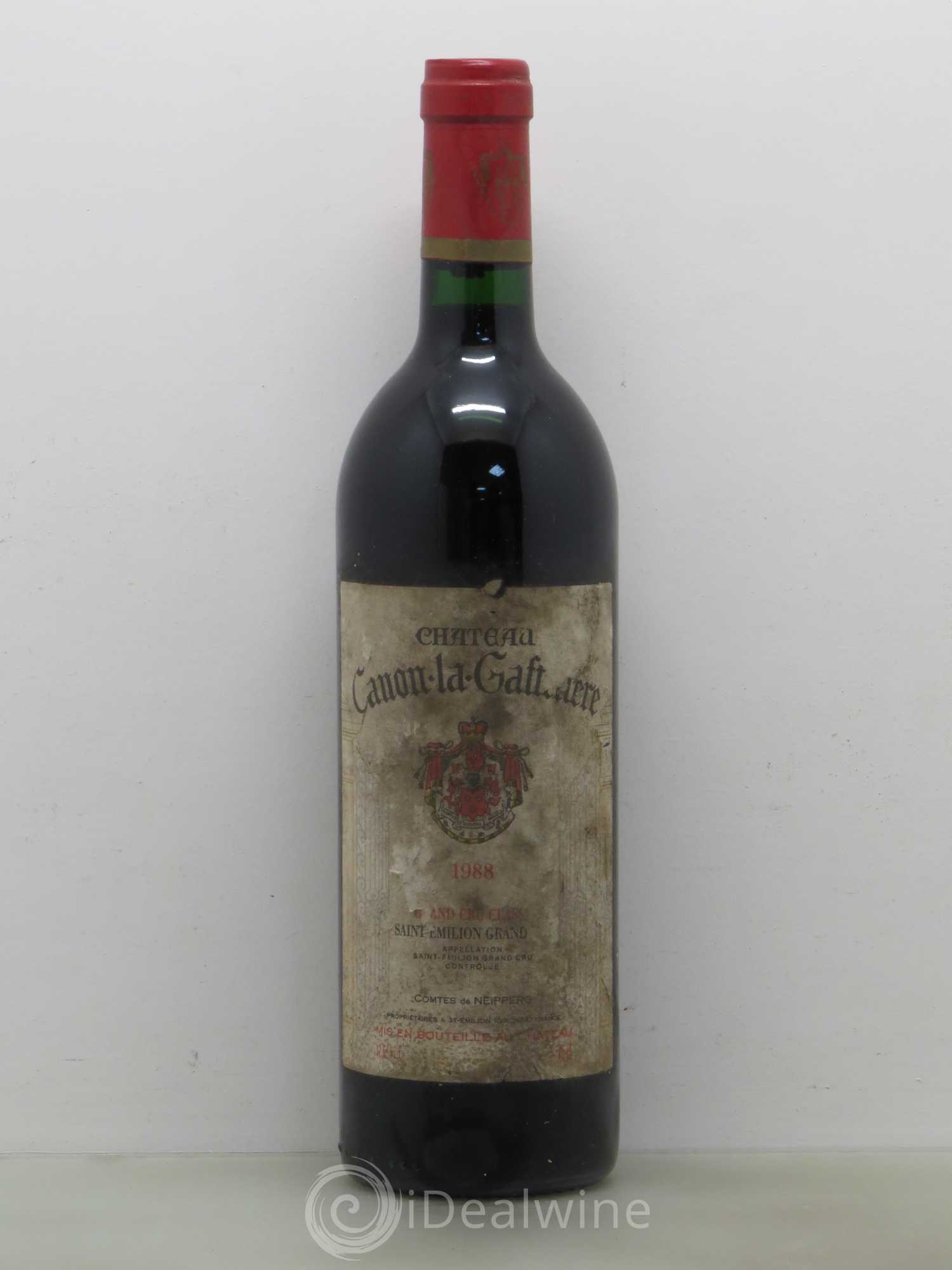 Château Canon la Gaffelière 1er Grand Cru Classé B 1988 - Lot de 1 bouteille - 0