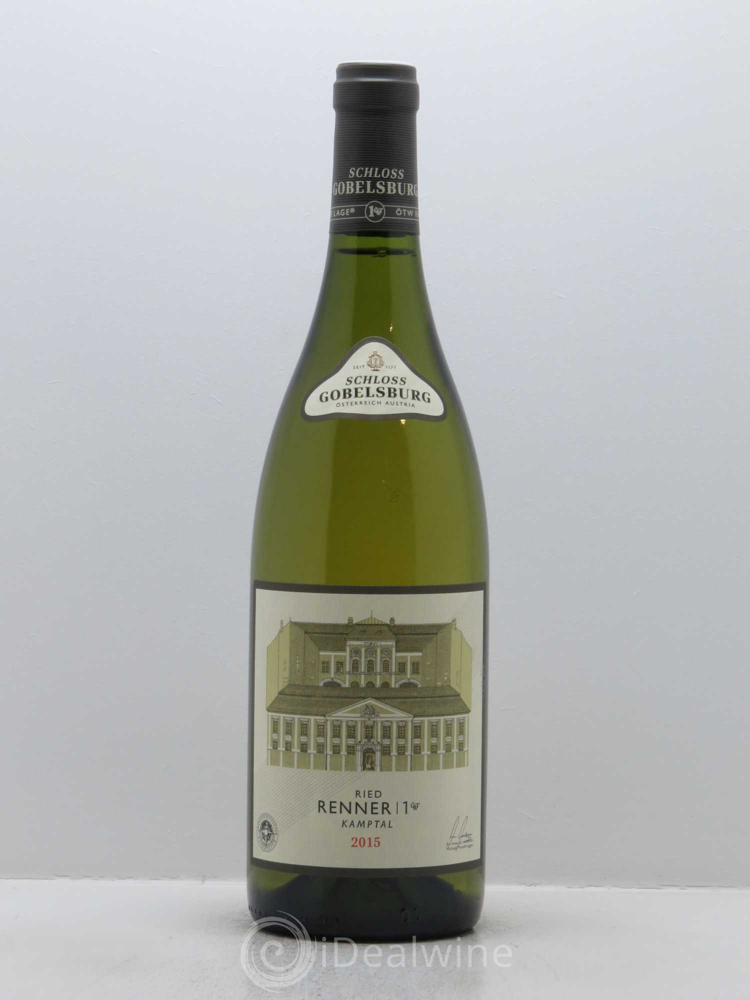 Gruner Veltliner Schloss Gobelsburg Renner Erste Lage 2015 - Lot de 1 bouteille - 0