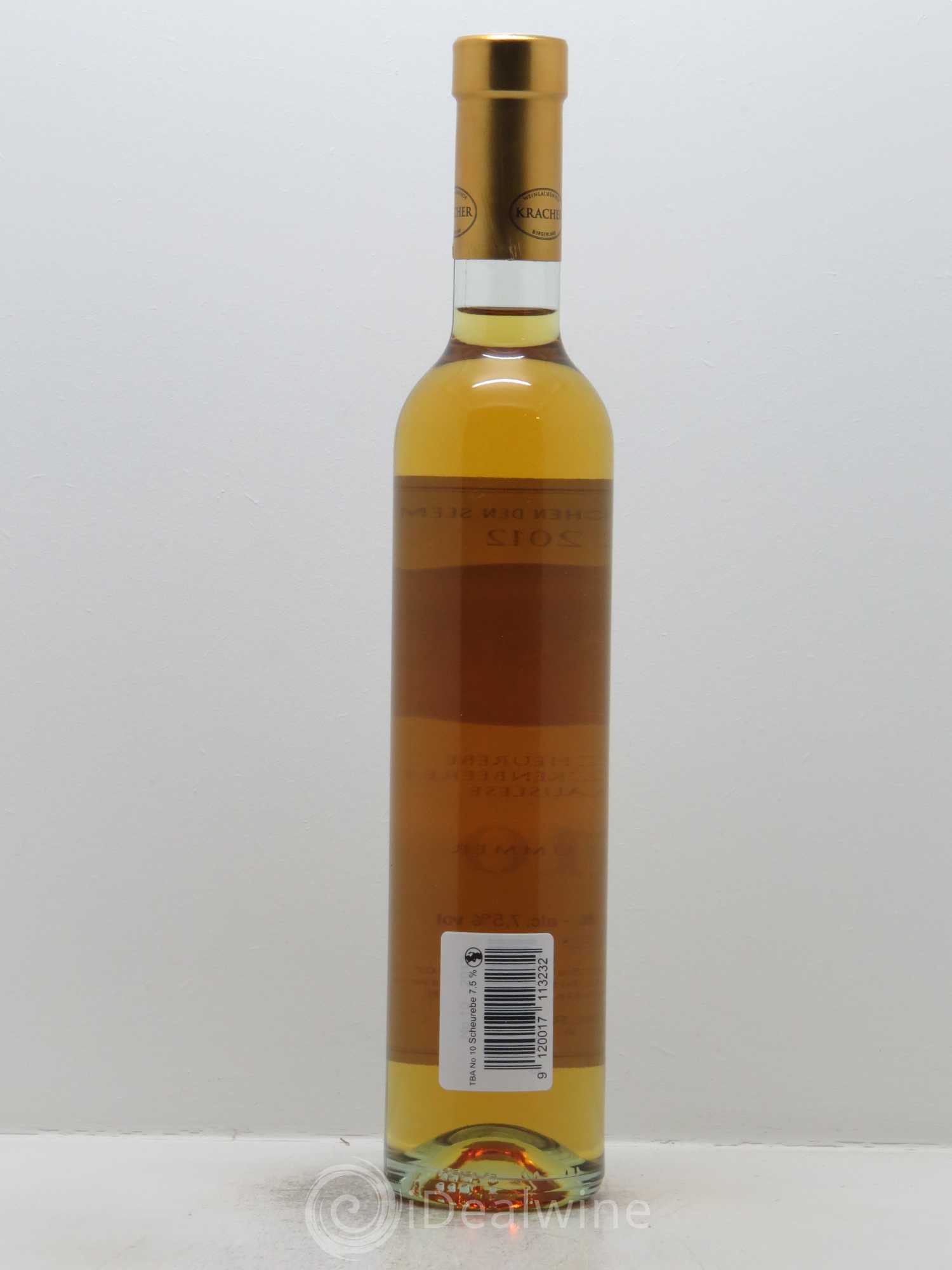 Autriche Kracher TBA N°10 Scheurebe Zwischen den Seen 2012 - Posten von 1 Demi-Flasche - 1