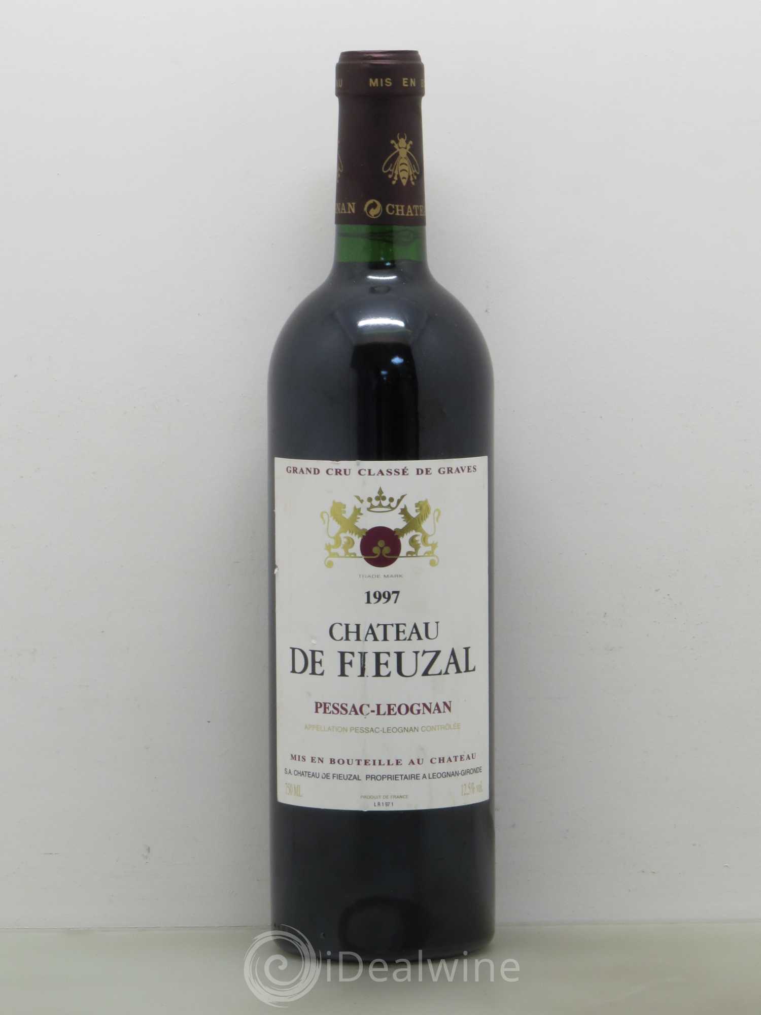 Château de Fieuzal Cru Classé de Graves 1997 - Lot de 1 bouteille - 0