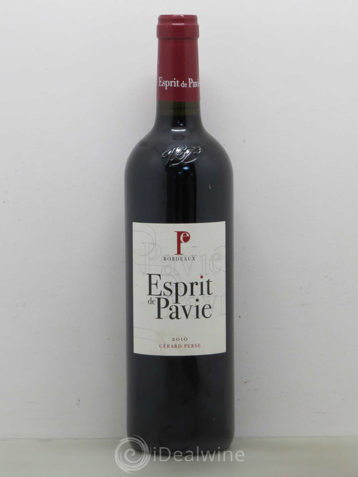 Saint-Émilion Esprit de Pavie 2010 - Lot de 1 bouteille - 0