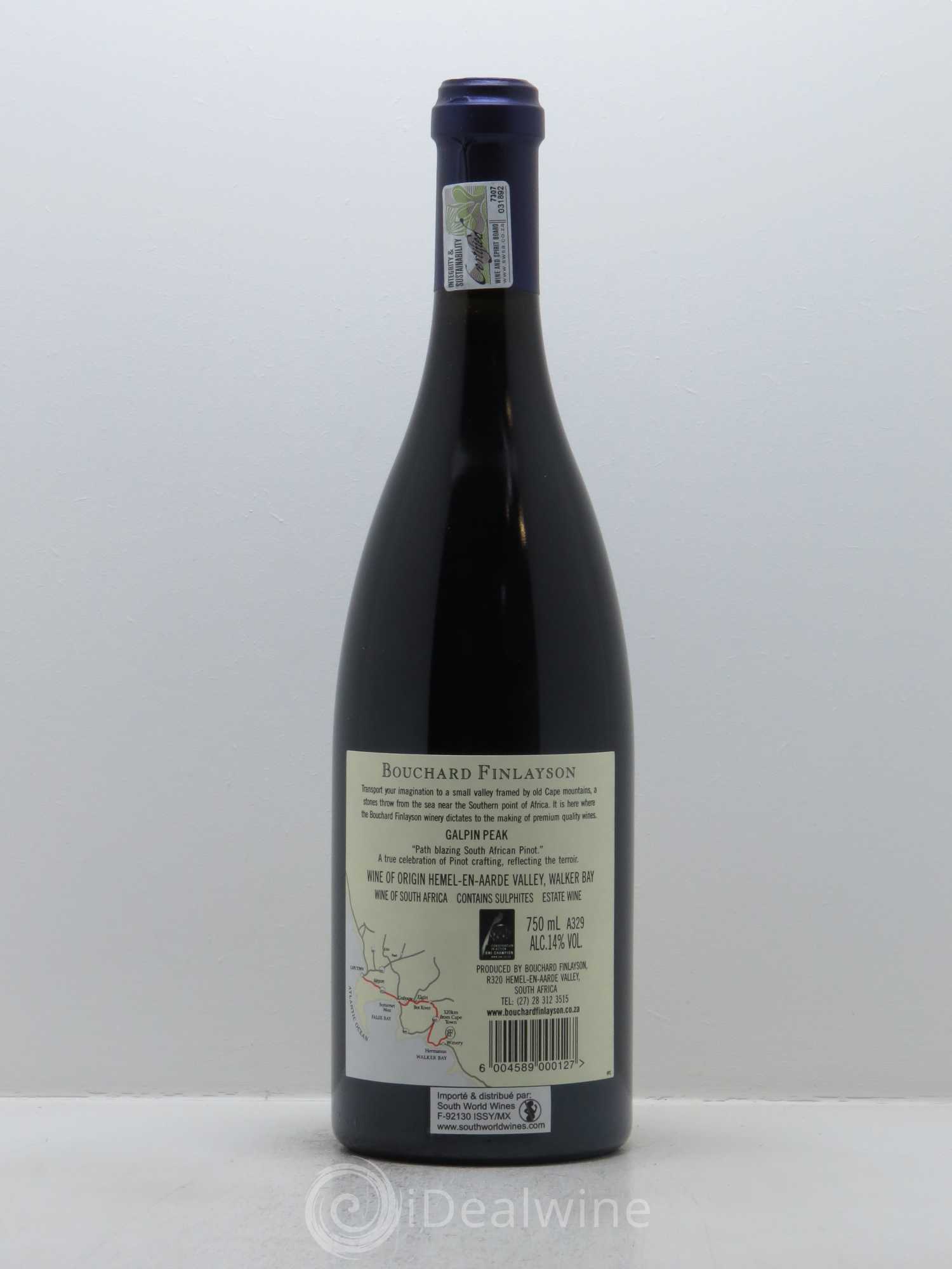 Walker Bay Bouchard Finlayson Galpin Peak 2012 - Lot de 1 bouteille - 1
