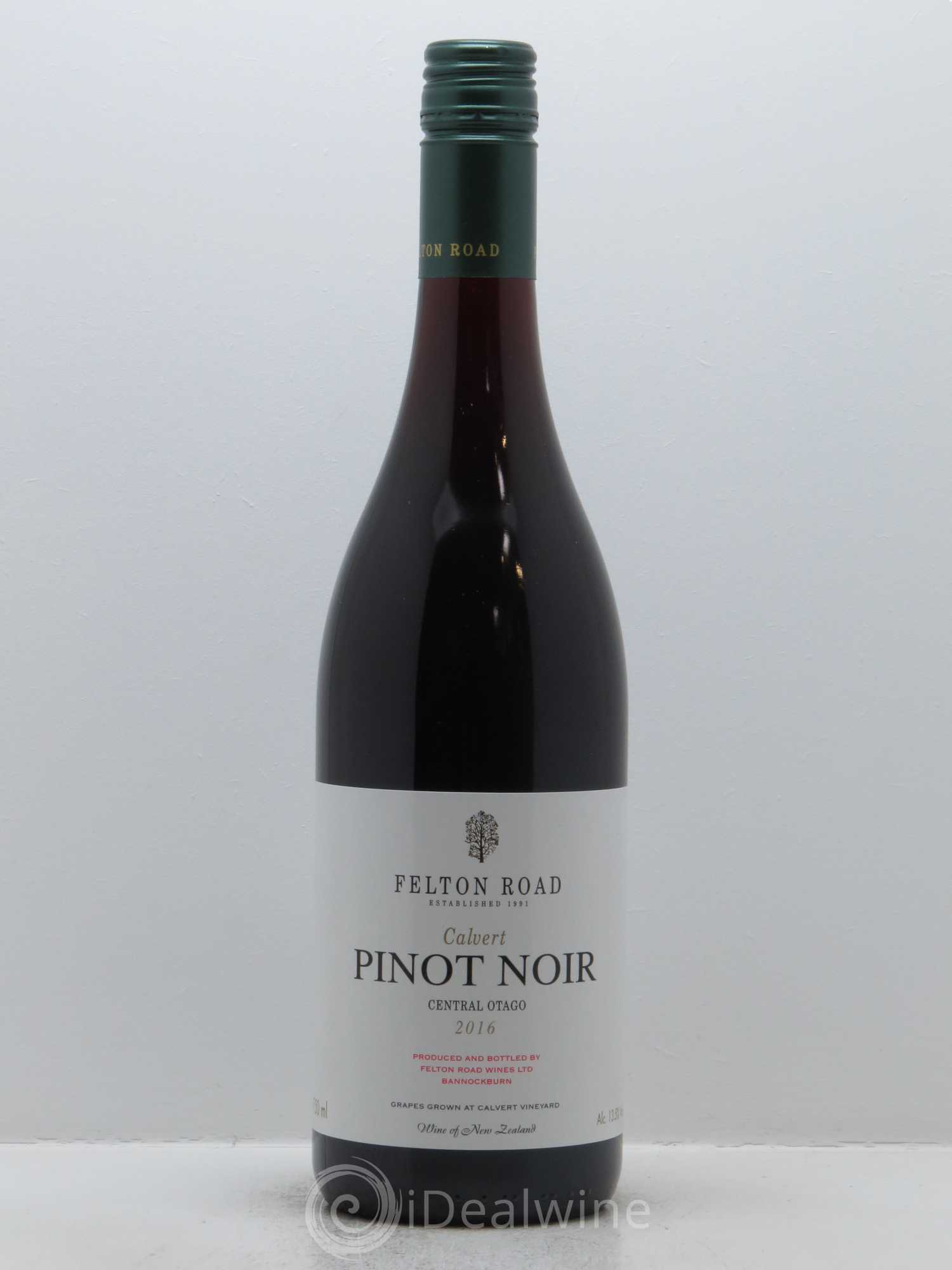 Central Otago Felton Road Calvert Pinot Noir 2016 - Lot de 1 bouteille - 0