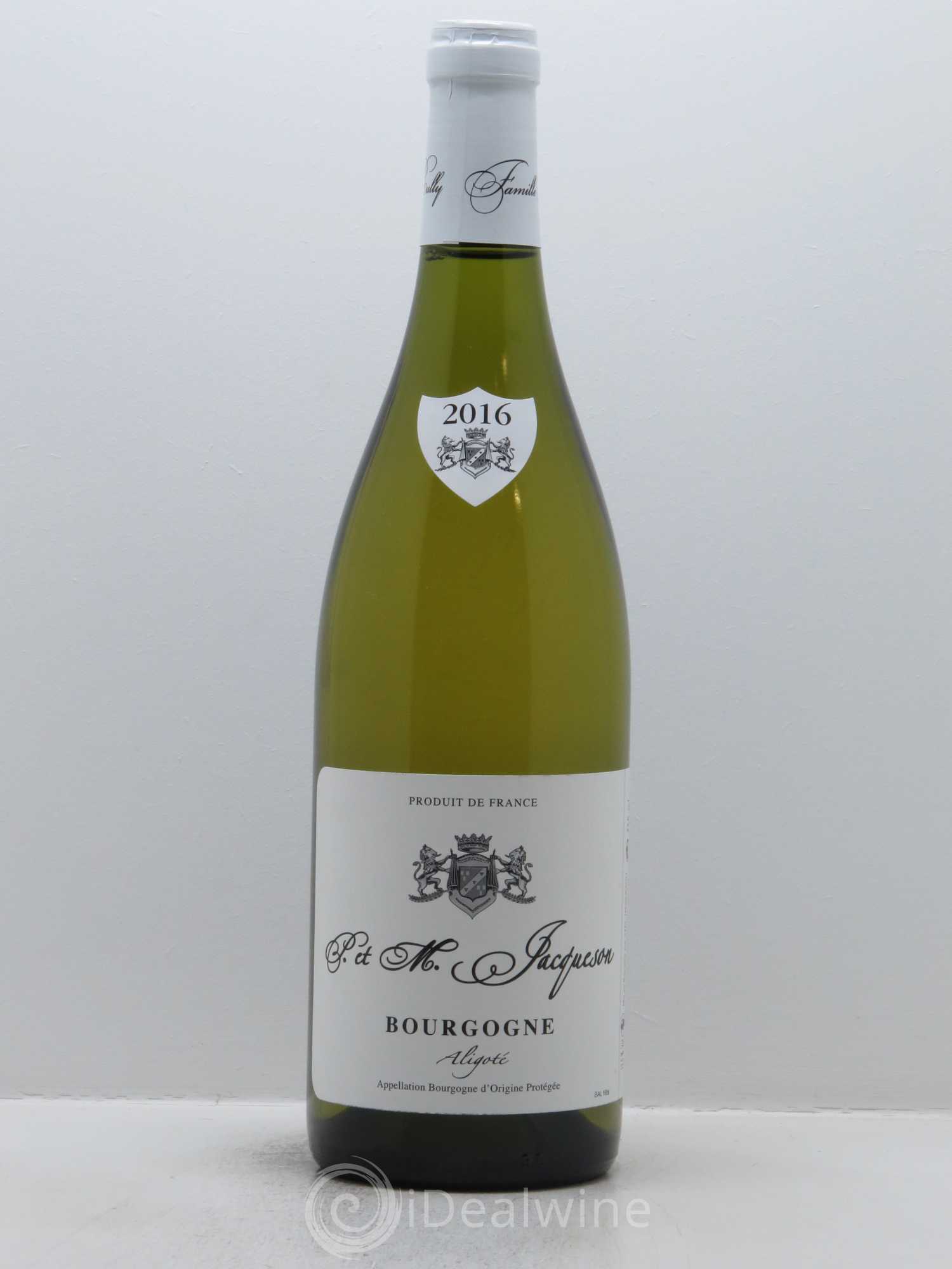 Bourgogne Aligoté Paul & Marie Jacqueson 2016 - Lot de 1 bouteille - 0