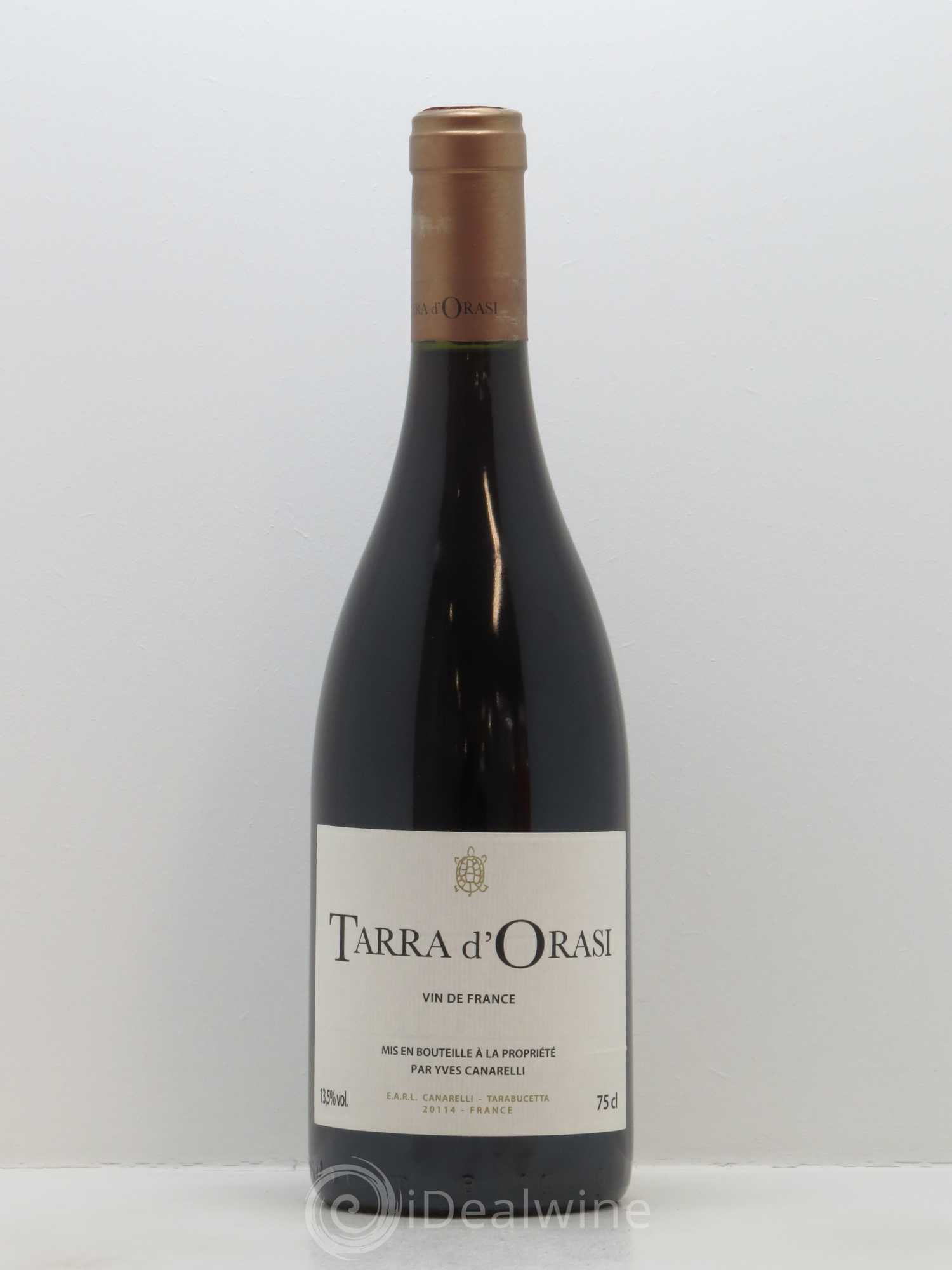 Vin de France Tarra d'Orasi Clos Canarelli 2015 - Lot de 1 bouteille - 0
