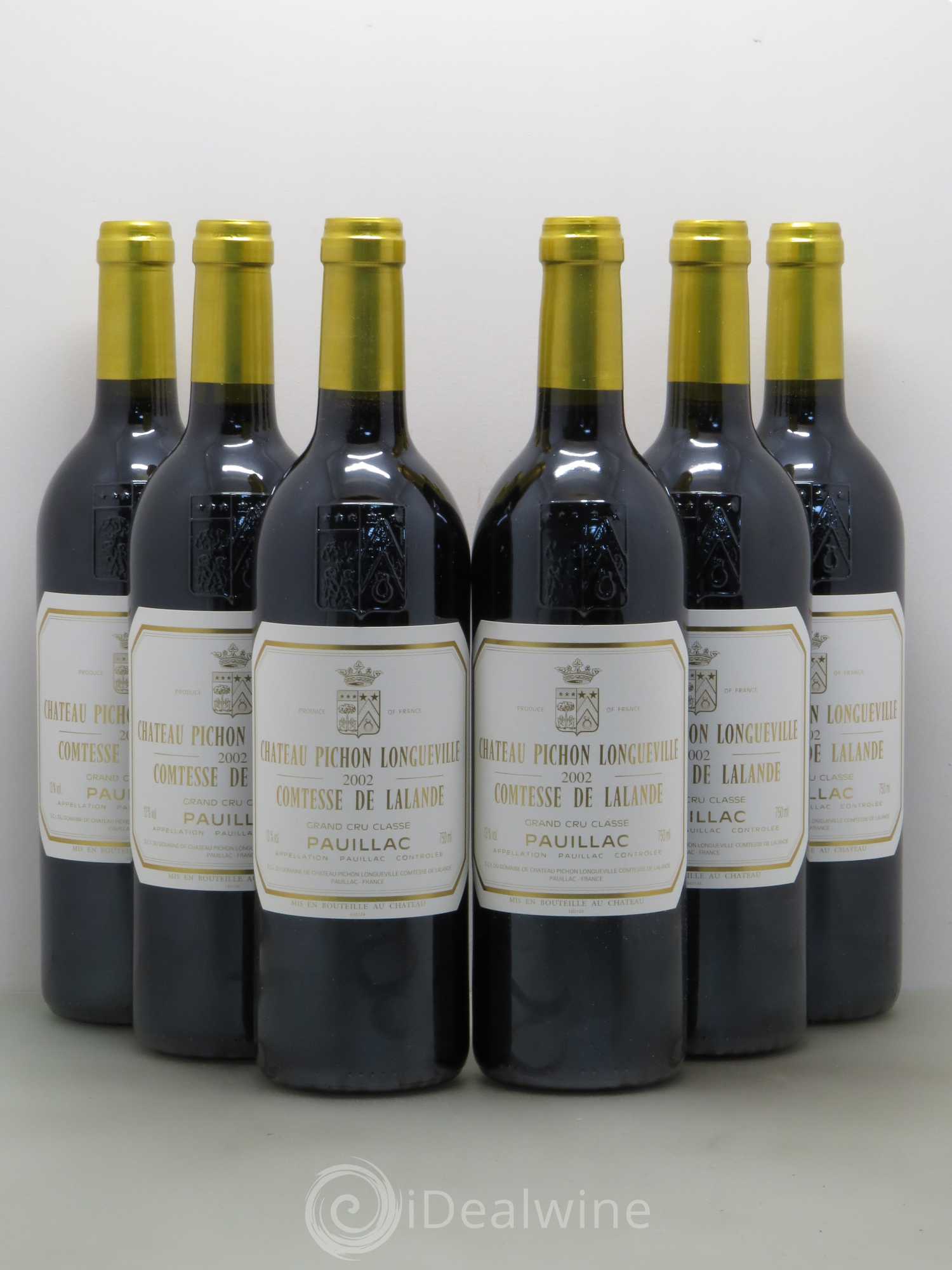 Château Pichon Longueville Comtesse de Lalande 2ème Grand Cru Classé 2002 - Lot de 6 bouteilles - 0