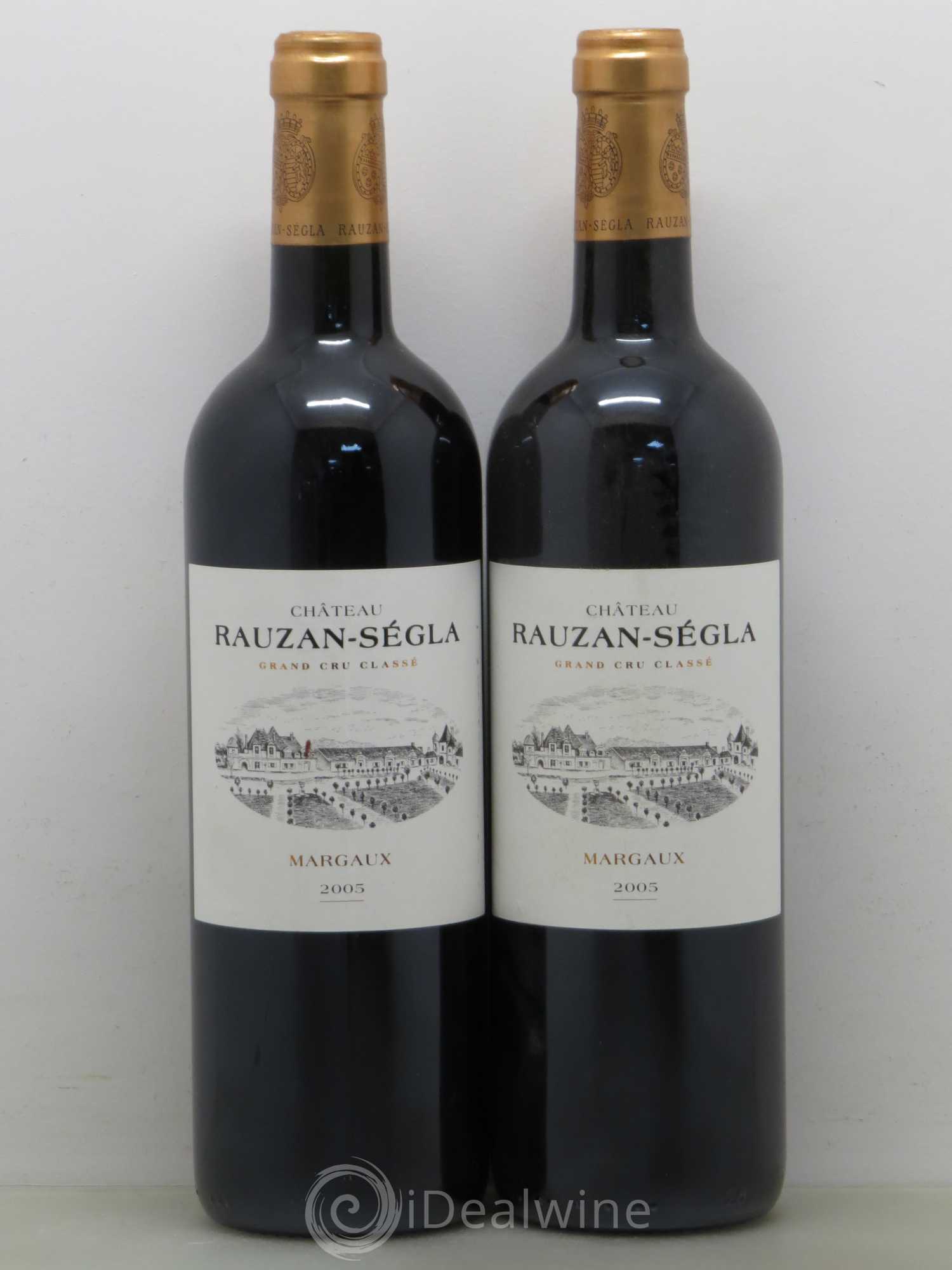 Château Rauzan Ségla Grand Cru Classé 2005 - Lot de 2 bouteilles - 0
