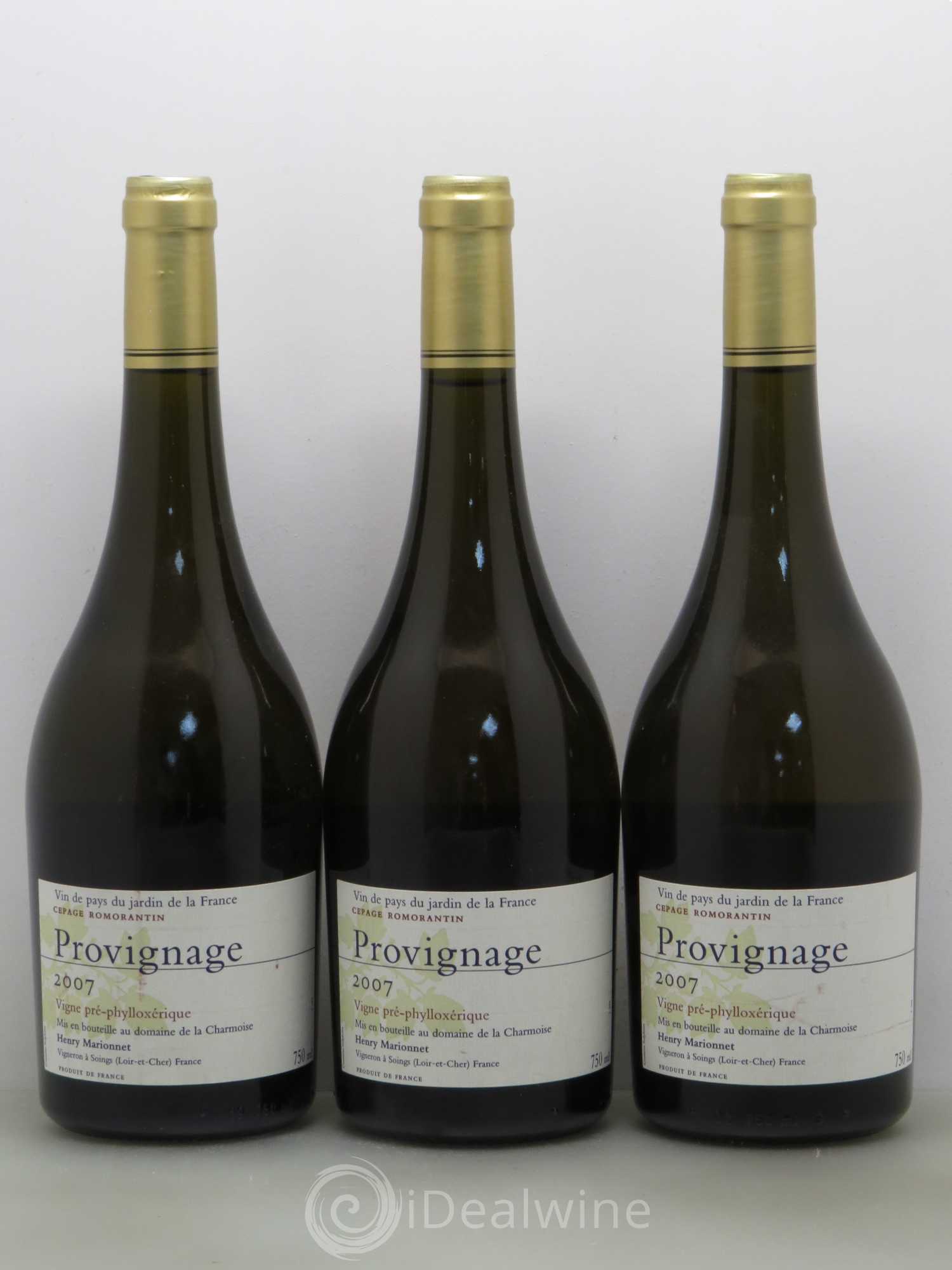 Vin de France Provignage Henri Marionnet 2007 - Posten von 6 Flaschen - 2