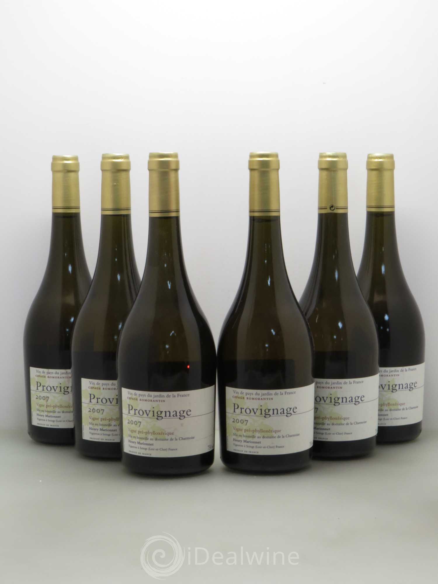 Vin de France Provignage Henri Marionnet 2007 - Posten von 6 Flaschen - 0