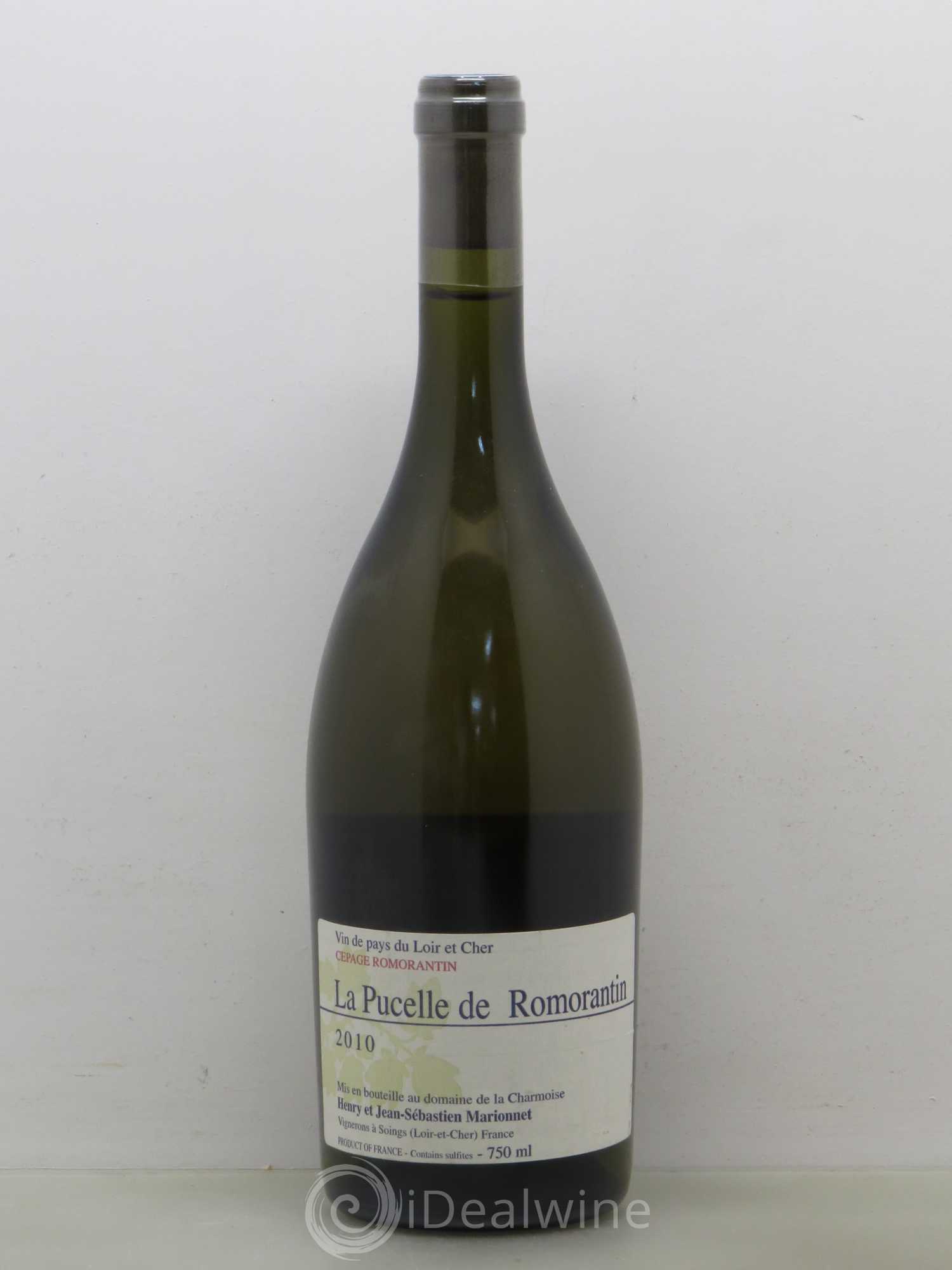 Vin de France La Pucelle de Romorantin Henri Marionnet 2010 - Posten von 1 Flasche - 0