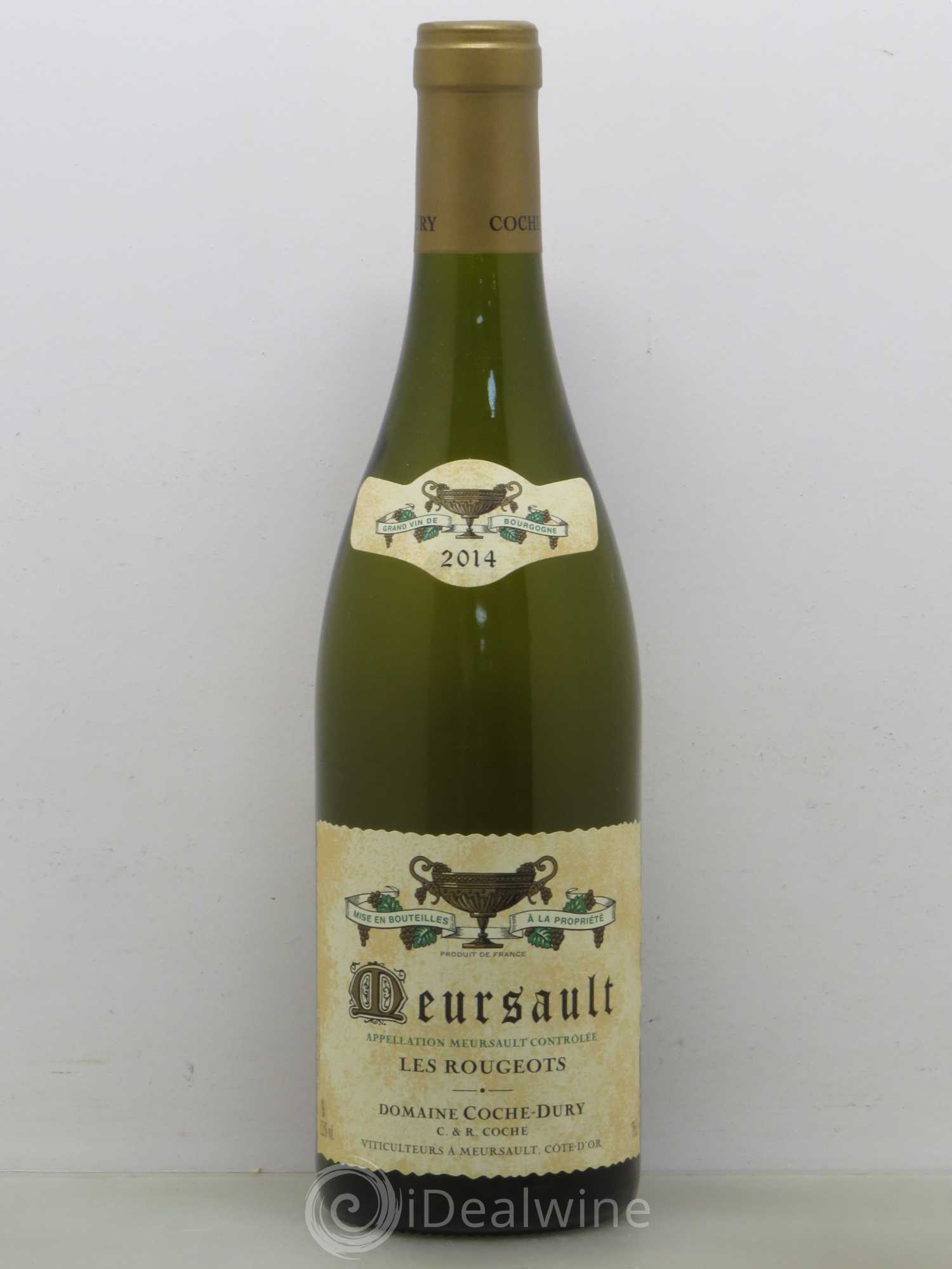 Meursault Les Rougeots Coche Dury (Domaine) 2014 - Lot de 1 bouteille - 0