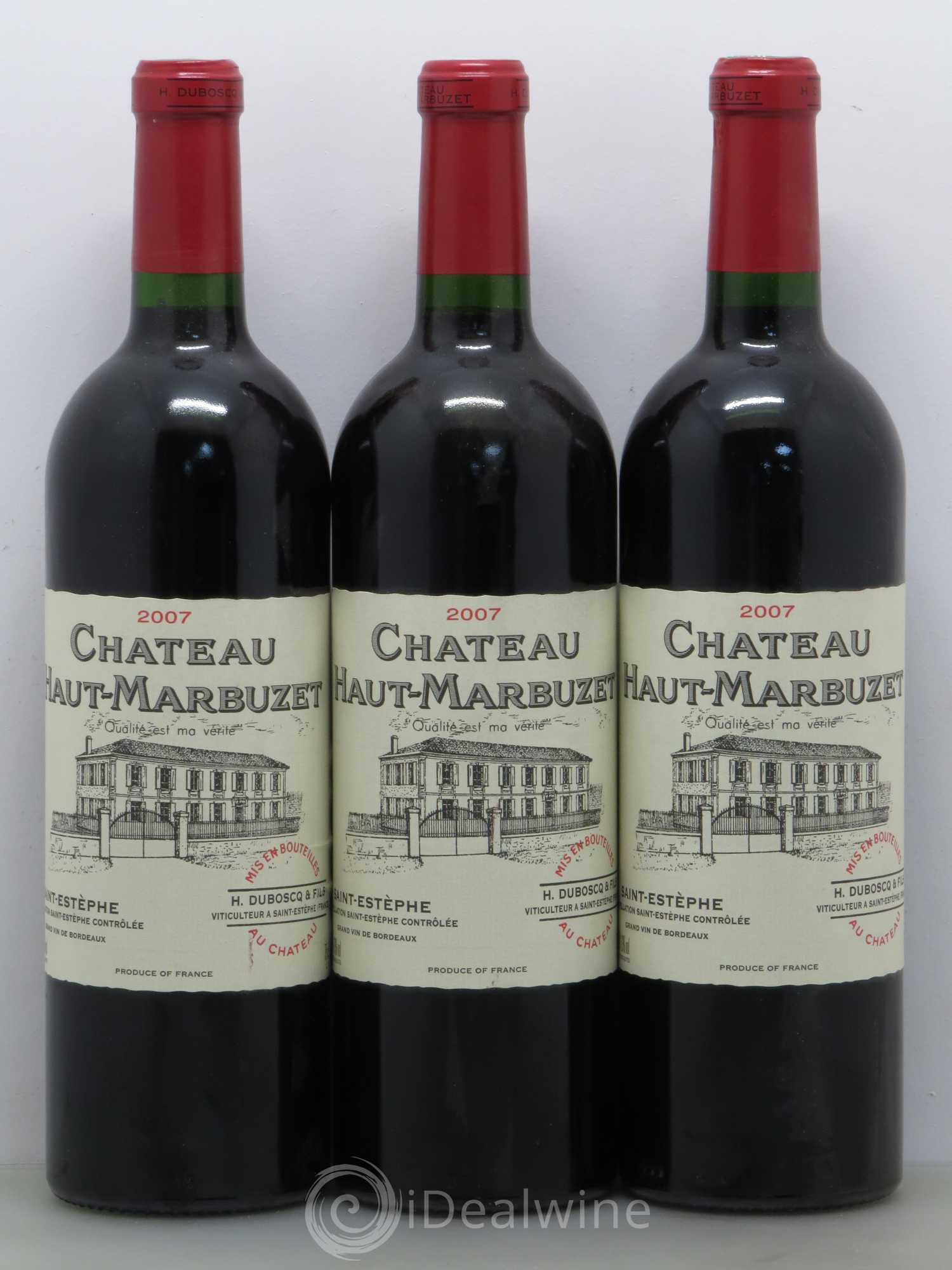 Château Haut Marbuzet 2007 - Lot de 12 bouteilles - 2