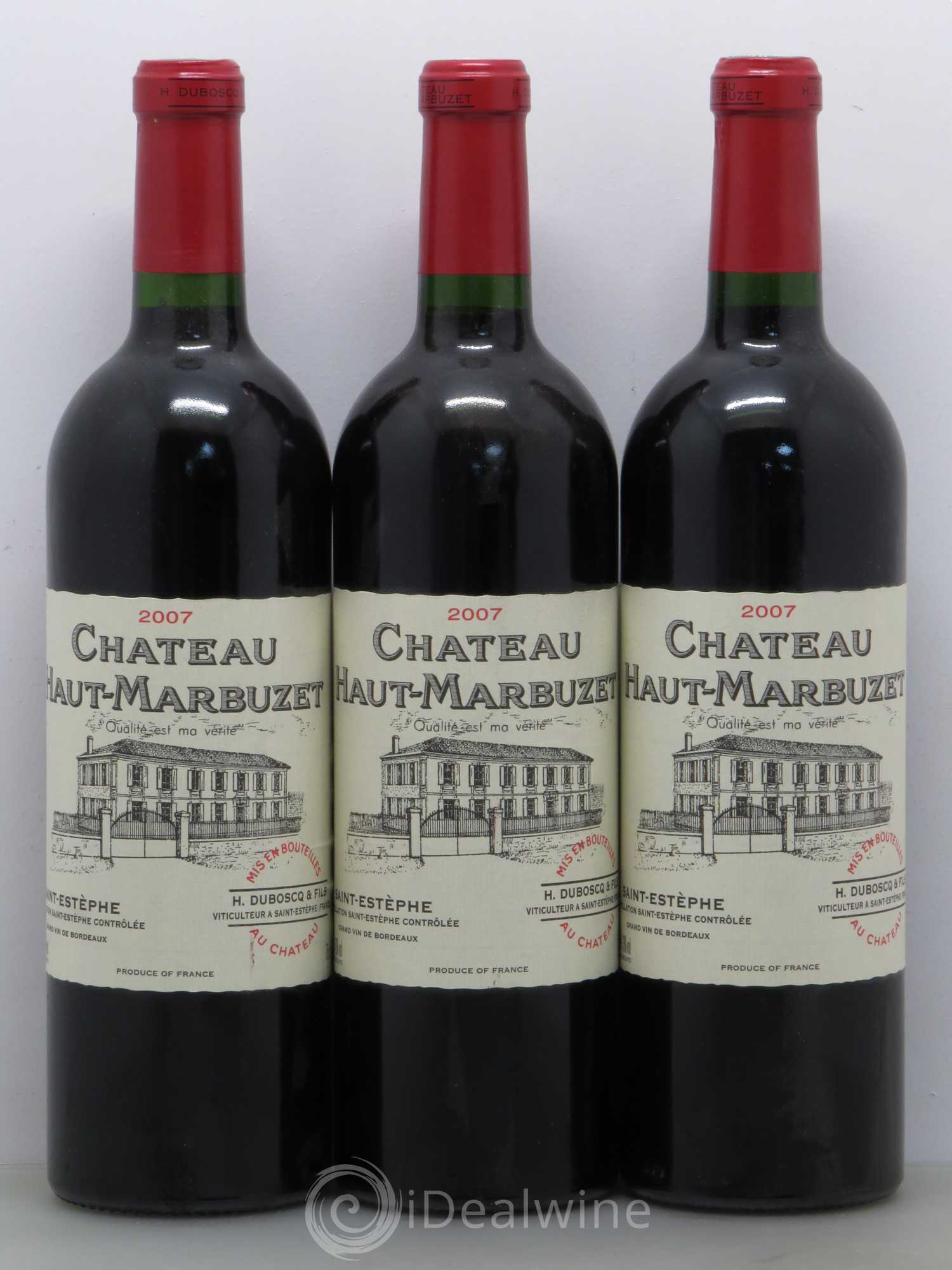 Château Haut Marbuzet 2007 - Lot de 12 bouteilles - 3