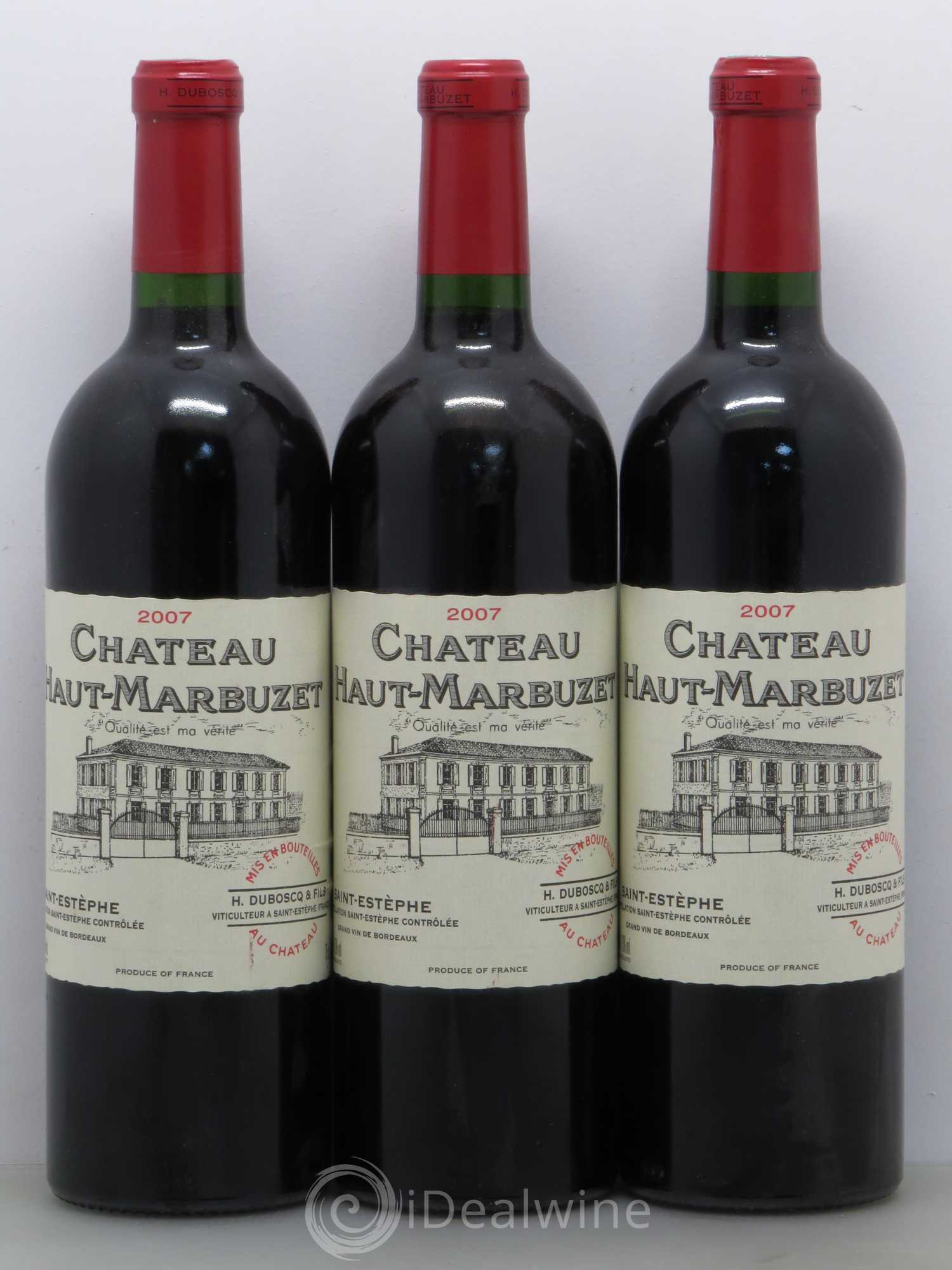 Château Haut Marbuzet 2007 - Lot de 12 bouteilles - 4