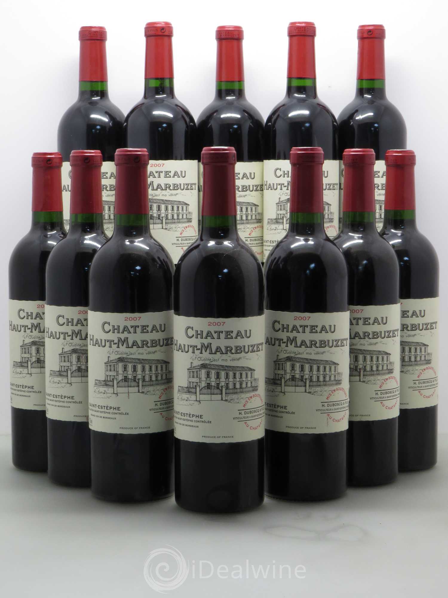Château Haut Marbuzet 2007 - Lot de 12 bouteilles - 0