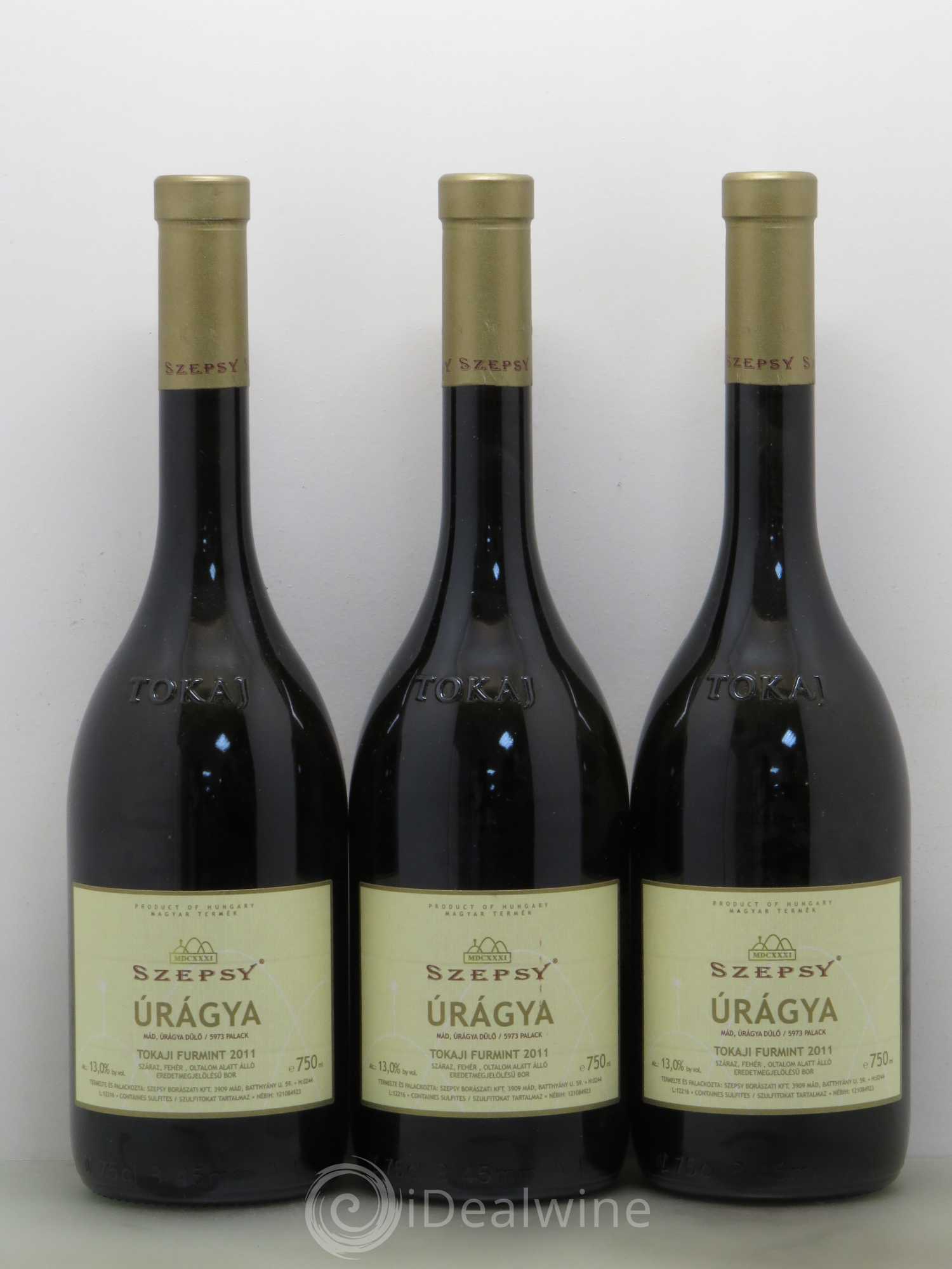 Tokaji Uragya Tokaj Szepsy 2011 - Lotto di 3 bottiglie - 0