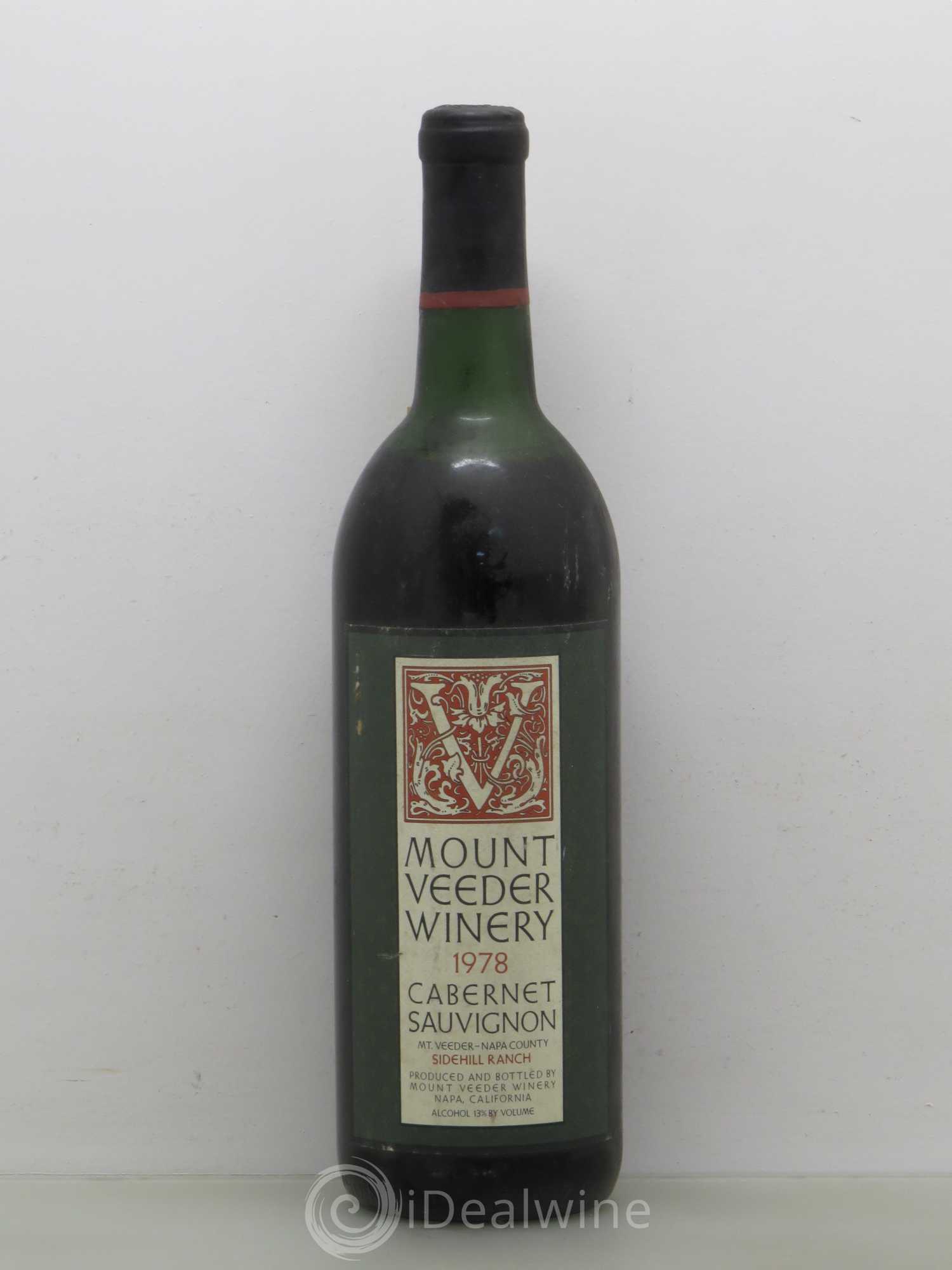 USA Cabernet Sauvignon Napa Mount Veeder Winery 1978 - Posten von 1 Flasche - 0