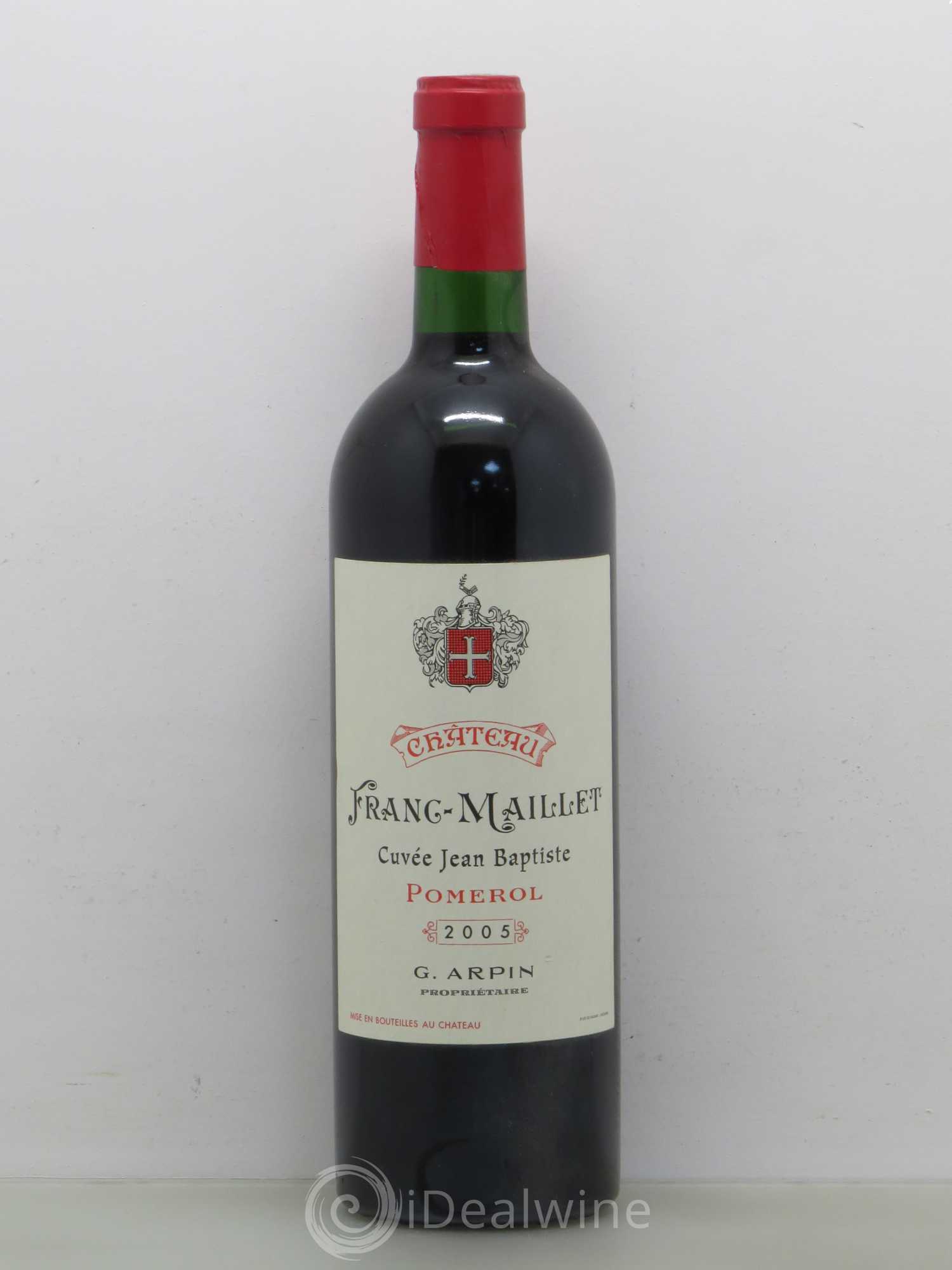 Pomerol Franc Maillet Cuvee J. Baptiste 2005 - Posten von 1 Flasche - 0